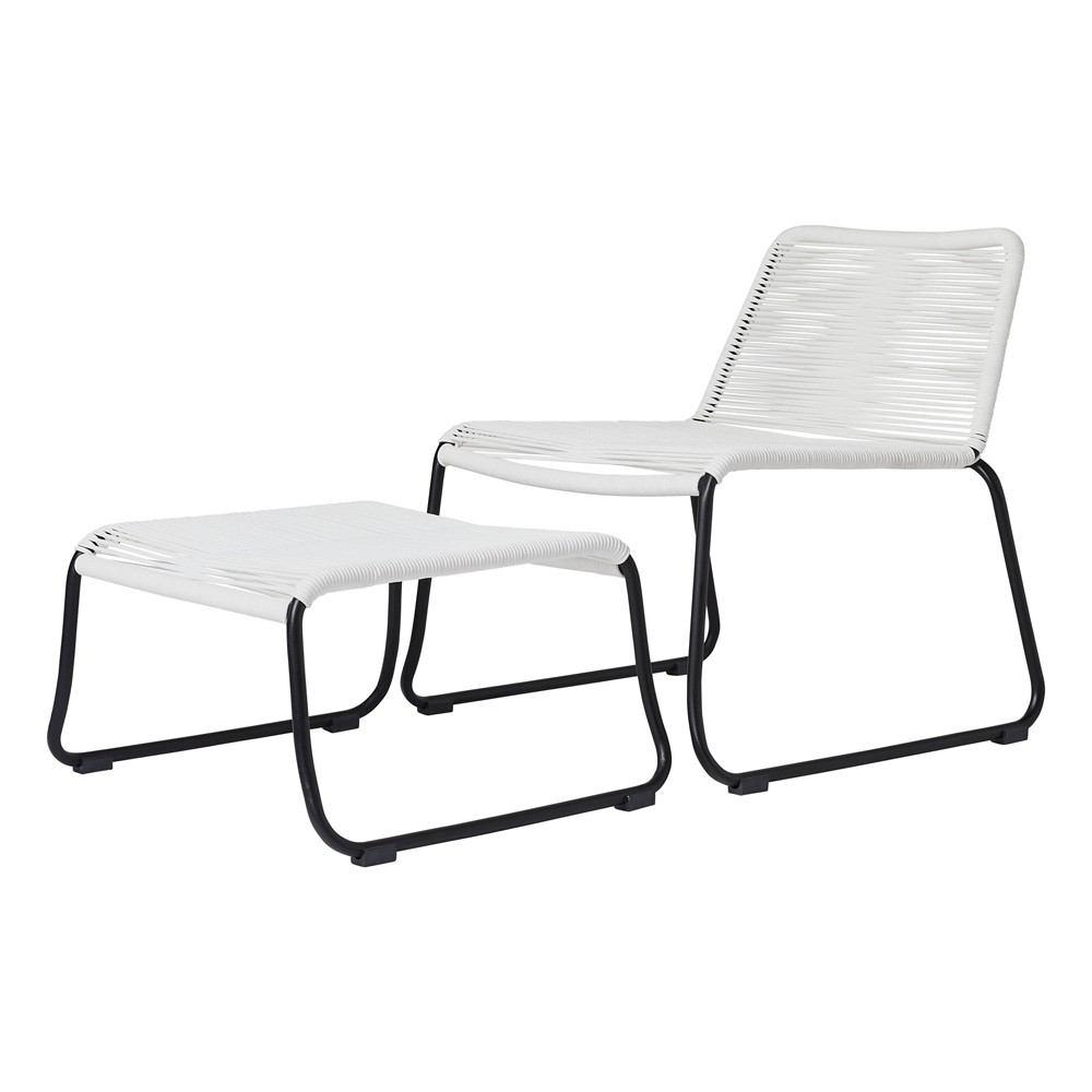 Modloft Barclay Stacking Lounge Chair and Ottoman