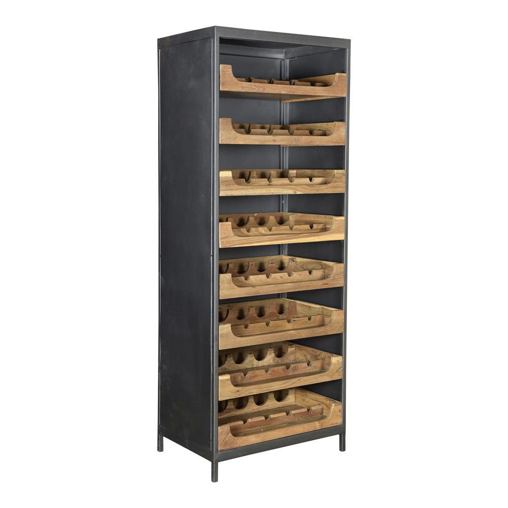Moe's Home Collection Speakeasy Teak Wine Cabinet