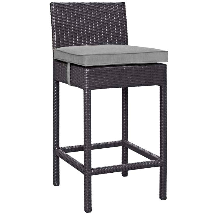 Modway Convene Outdoor Patio Bar Stool | Outdoor Stools & Benches | 