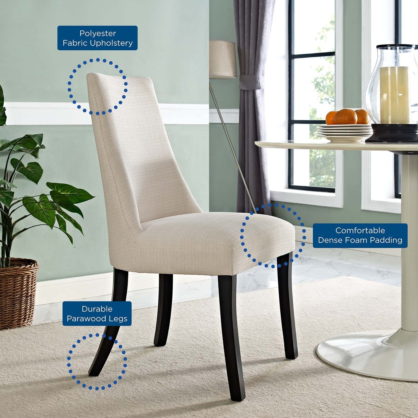Modway Reverie Dining Side Chair | Dining Chairs | Modishstore-8