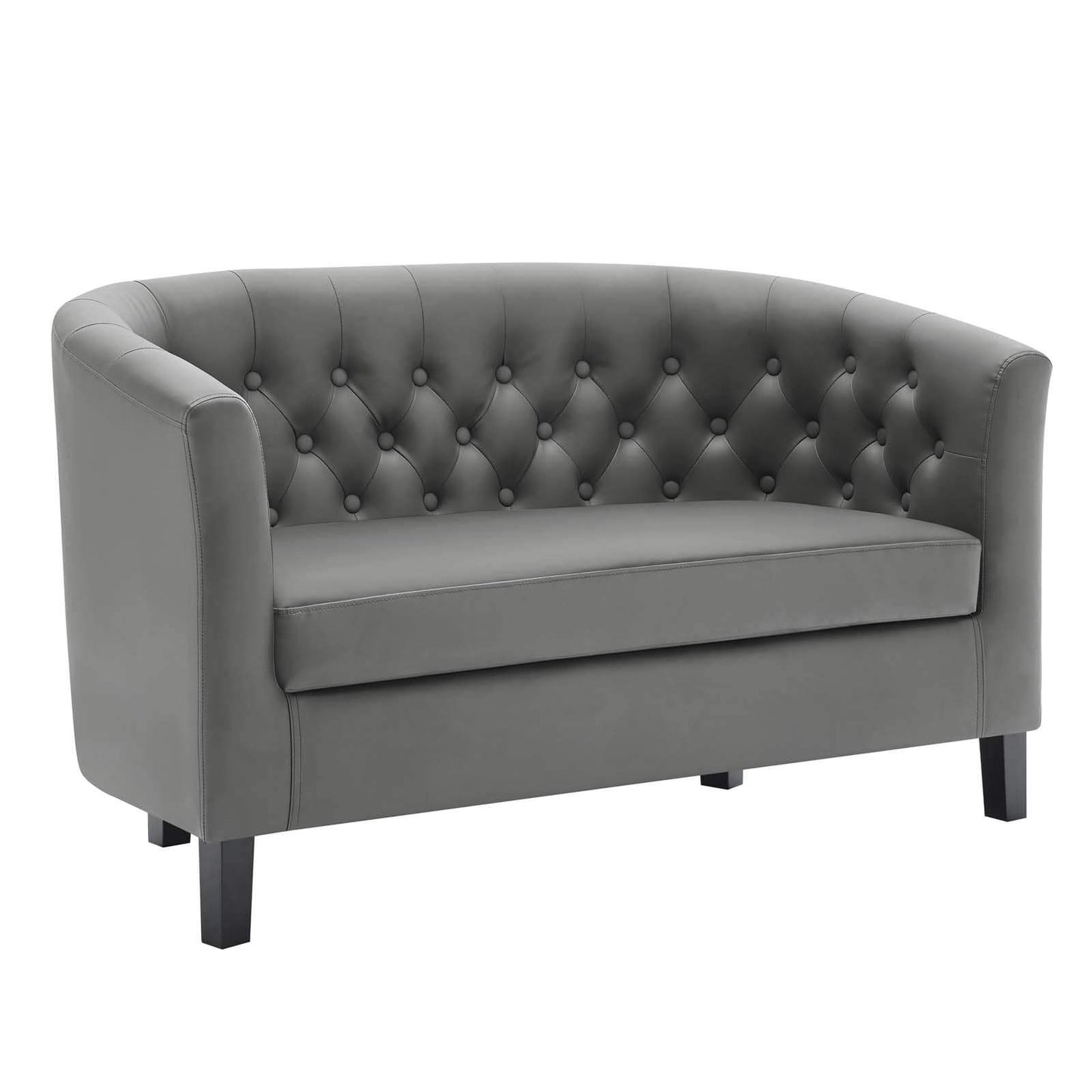 Modway Prospect Upholstered Vinyl Loveseat