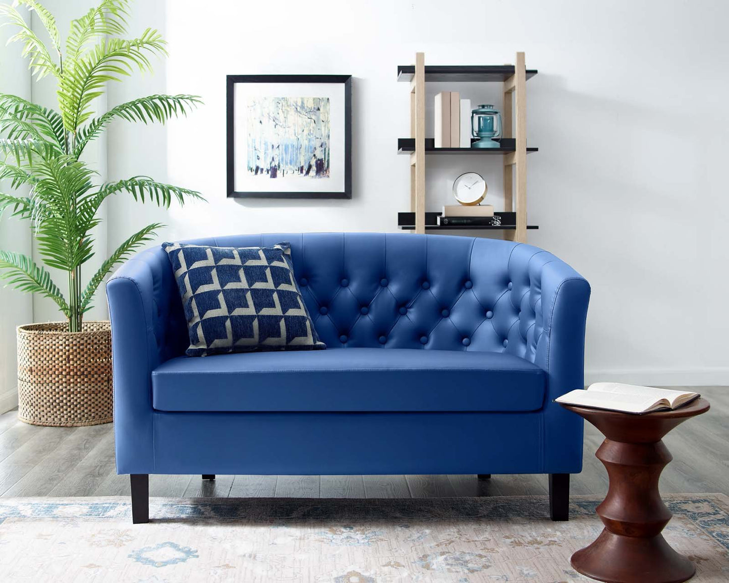 Modway Prospect Upholstered Vinyl Loveseat