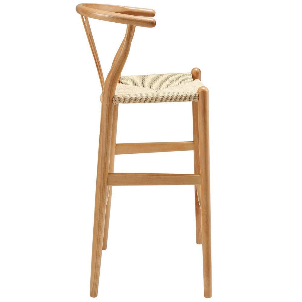 Modway Amish Wood Bar Stool - Natural