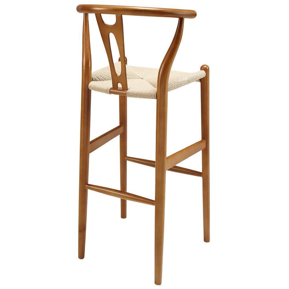 Modway Amish Wood Bar Stool - Walnut