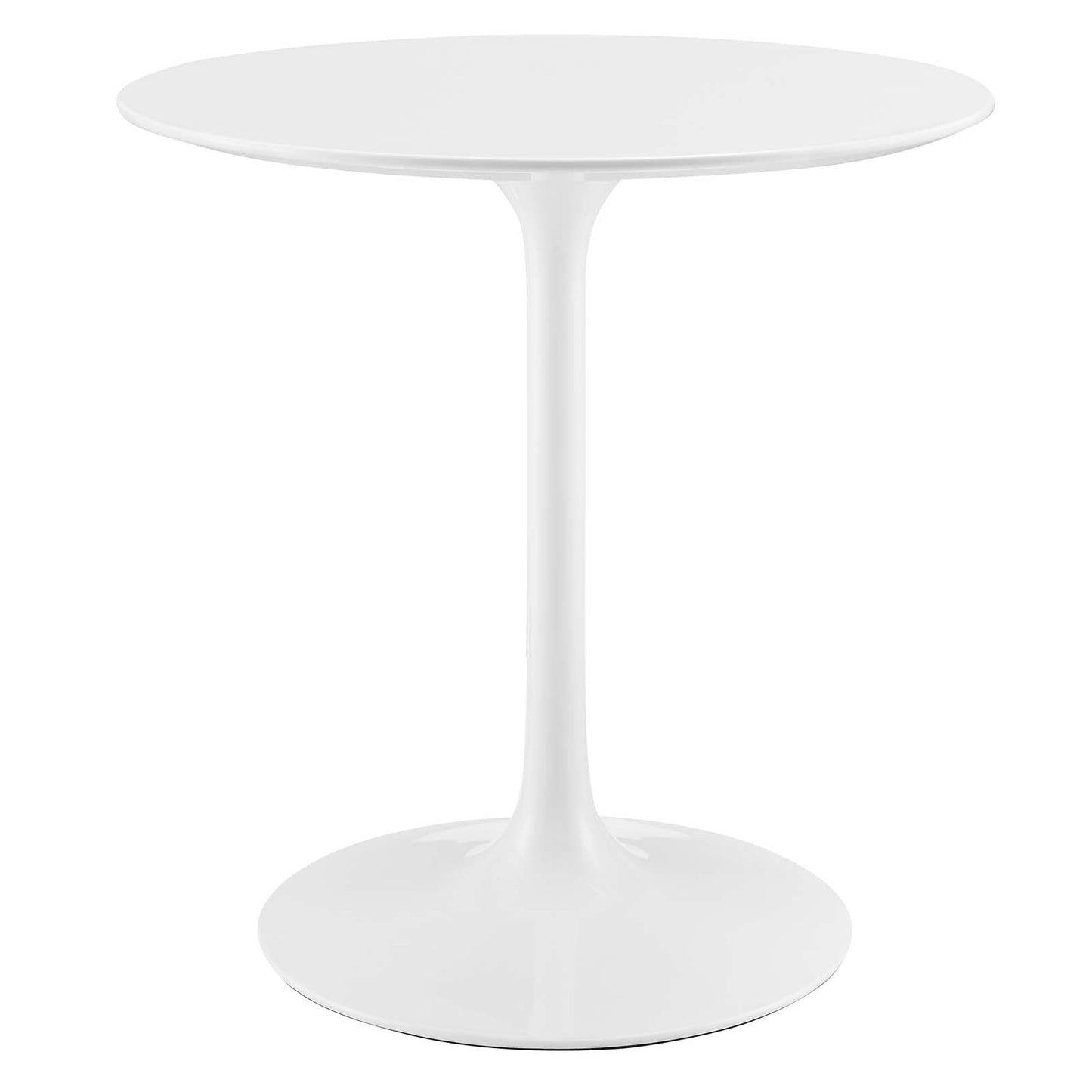 Modway Lippa 28" Round Wood Top Dining Table - White - EEI-1115