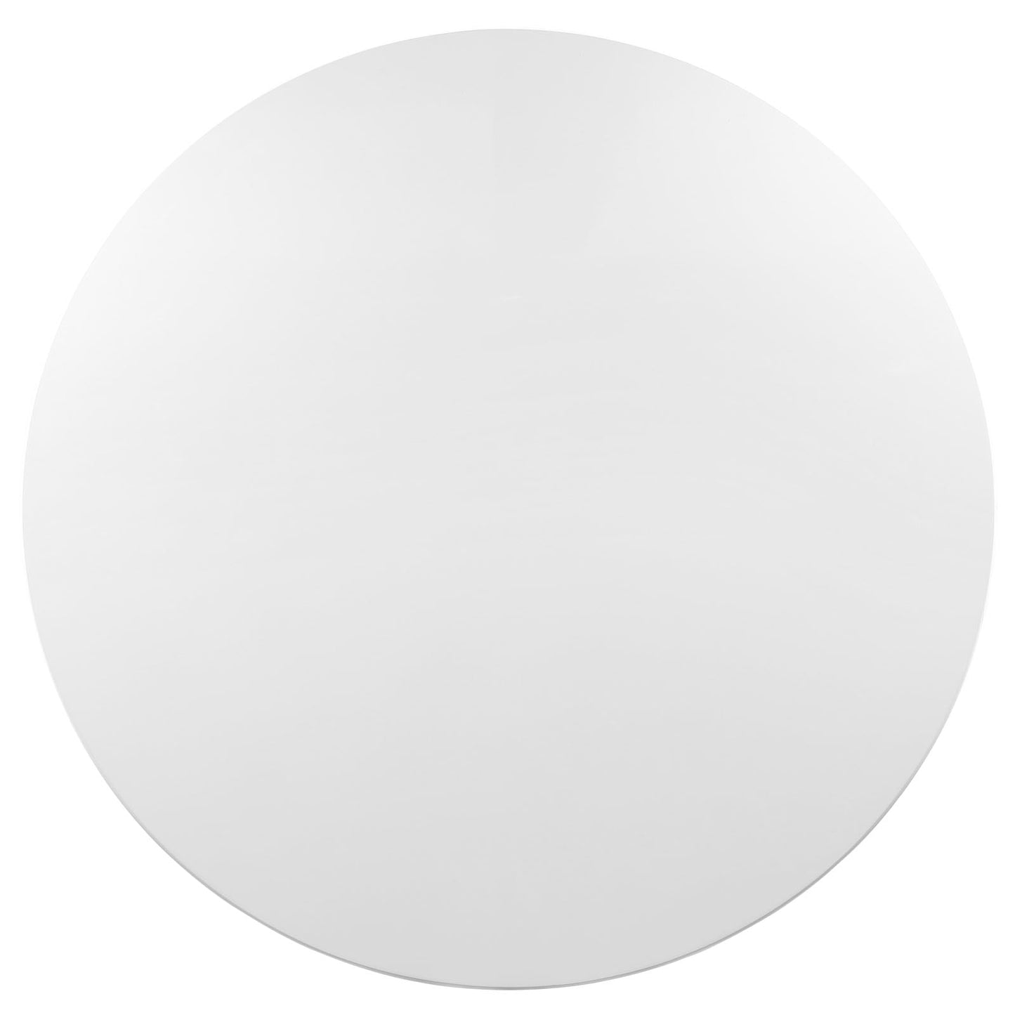 Modway Lippa 54" Round Wood Top Dining Table in White | Dining Tables | Modishstore-4