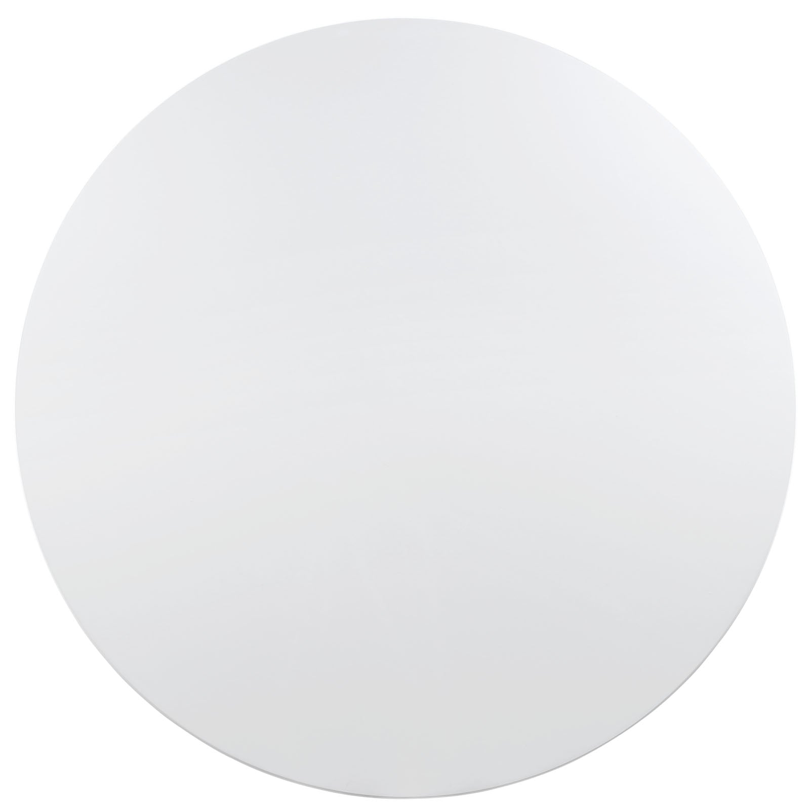 Modway Lippa 60" Round Wood Top Dining Table - White | Dining Tables | Modishstore-2