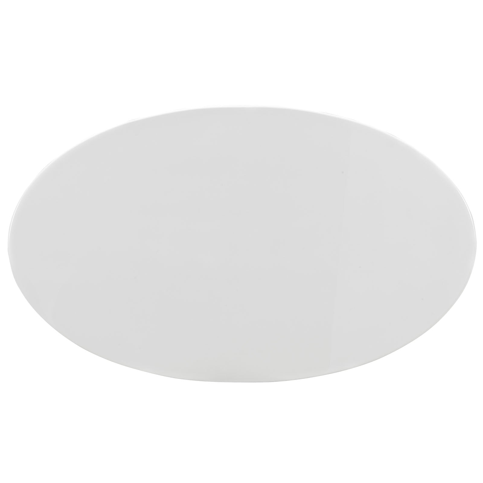 Modway Lippa 60" Oval Wood Top Dining Table - White | Dining Tables | Modishstore-5