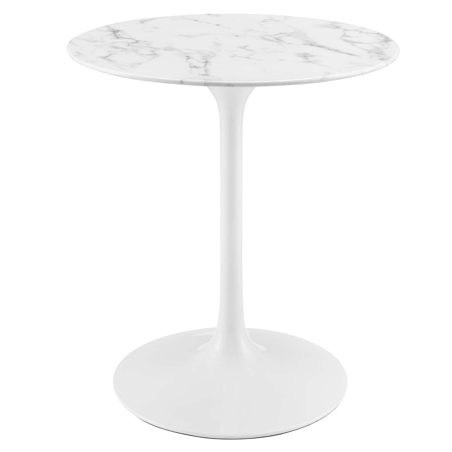 Modway Lippa 28" Round Artificial Marble Dining Table - EEI-1128