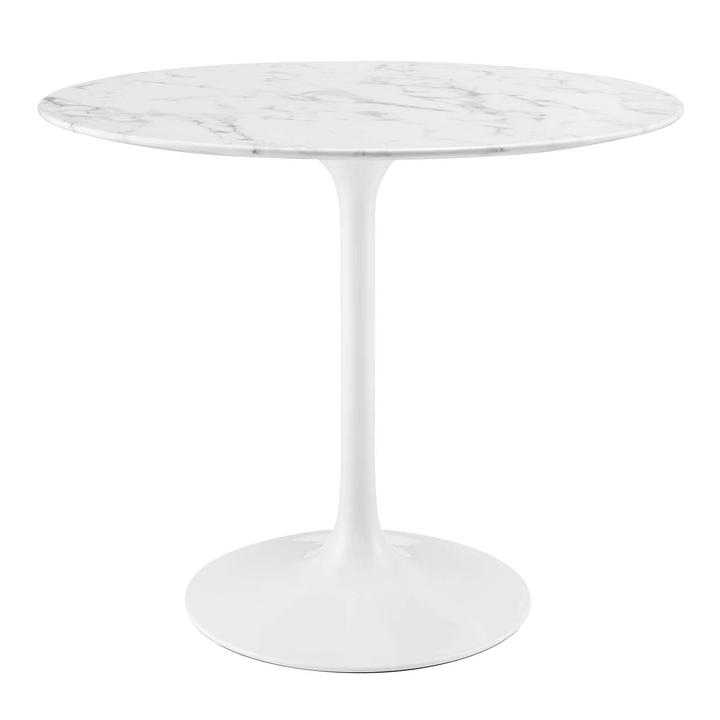 Modway Lippa 36" Round Artificial Marble Dining Table - EEI-1129