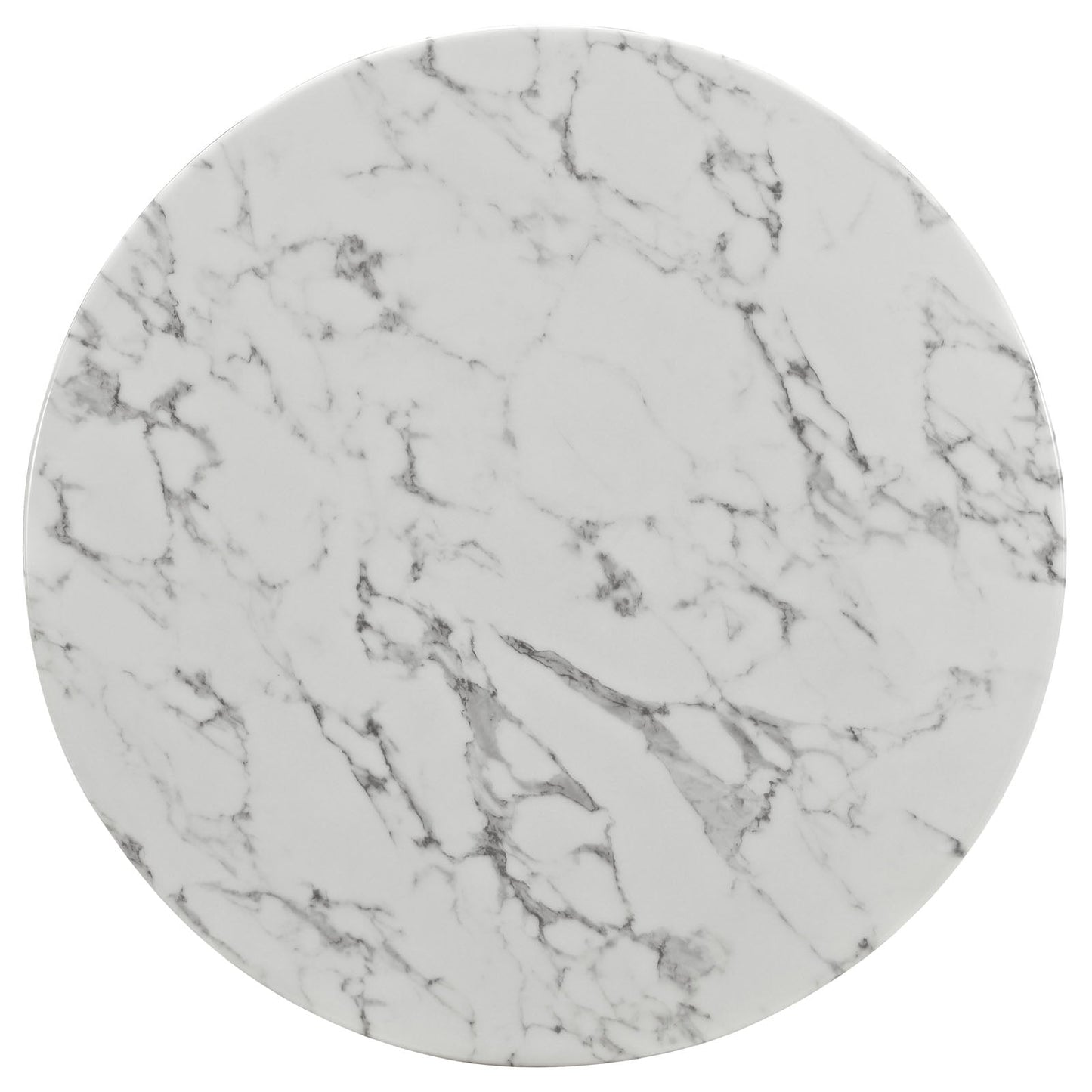 Modway Lippa 36" Round Artificial Marble Dining Table | Dining Tables | Modishstore-3