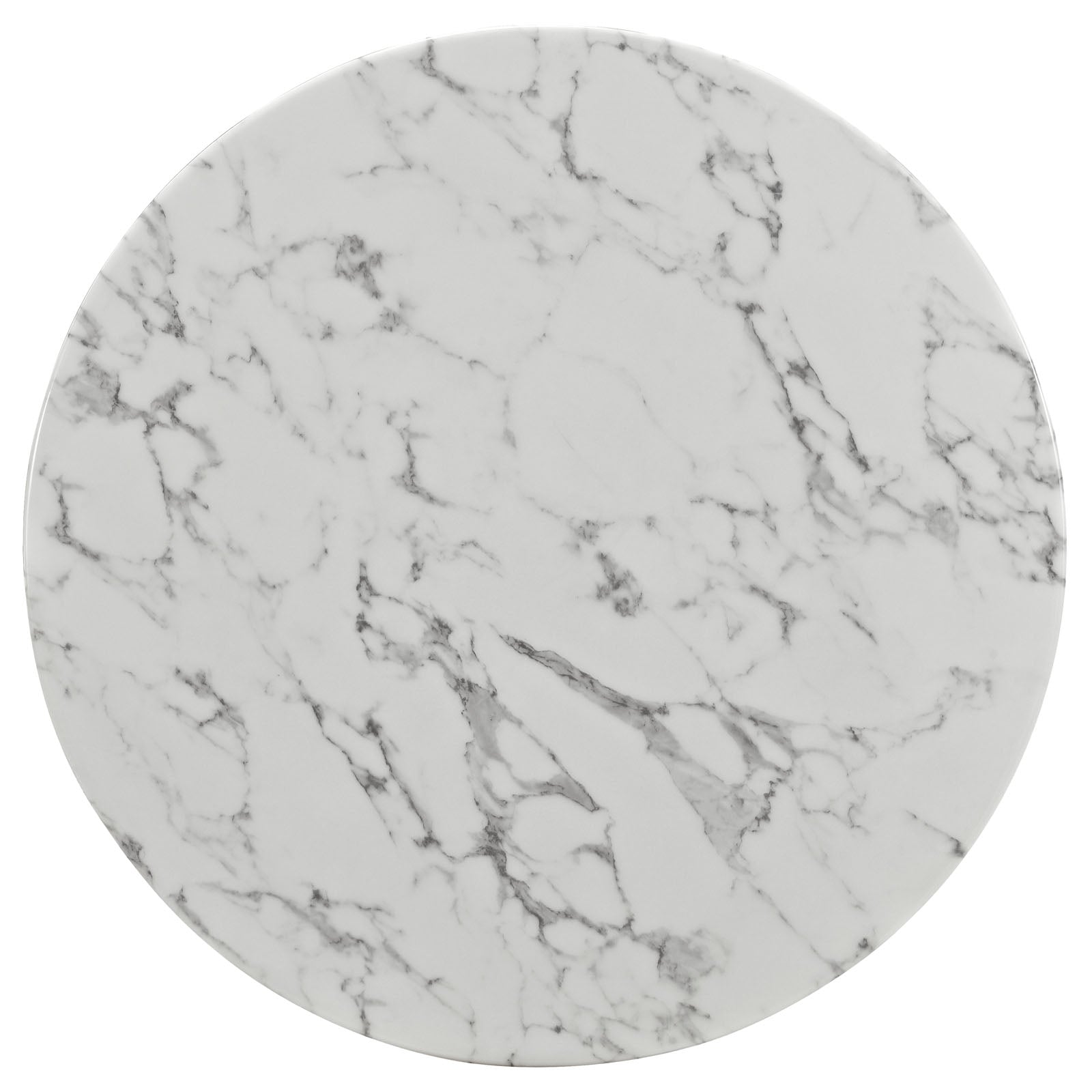 Modway Lippa 36" Round Artificial Marble Dining Table | Dining Tables | Modishstore-3