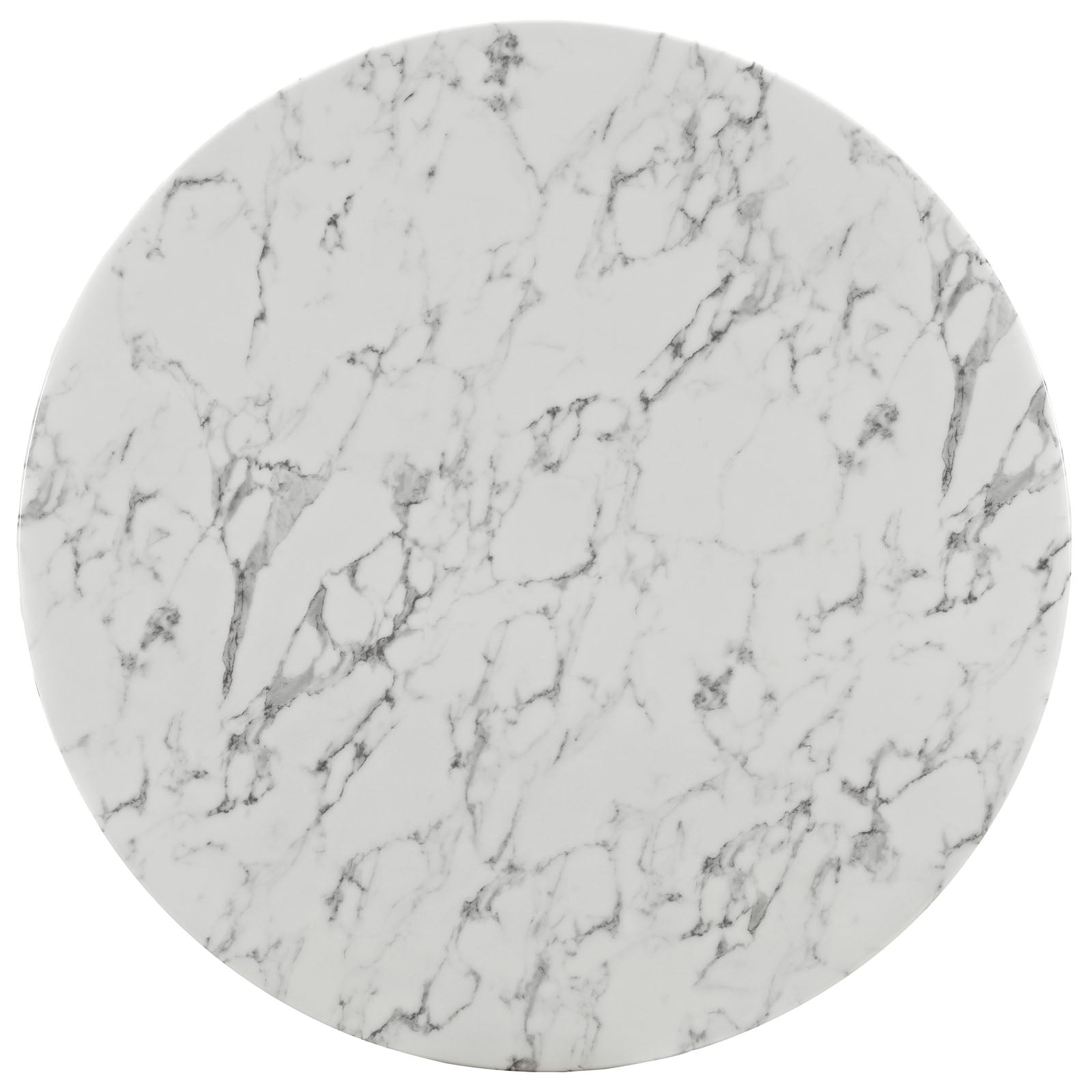 Modway Lippa 47" Round Artificial Marble Dining Table | Dining Tables | Modishstore-3