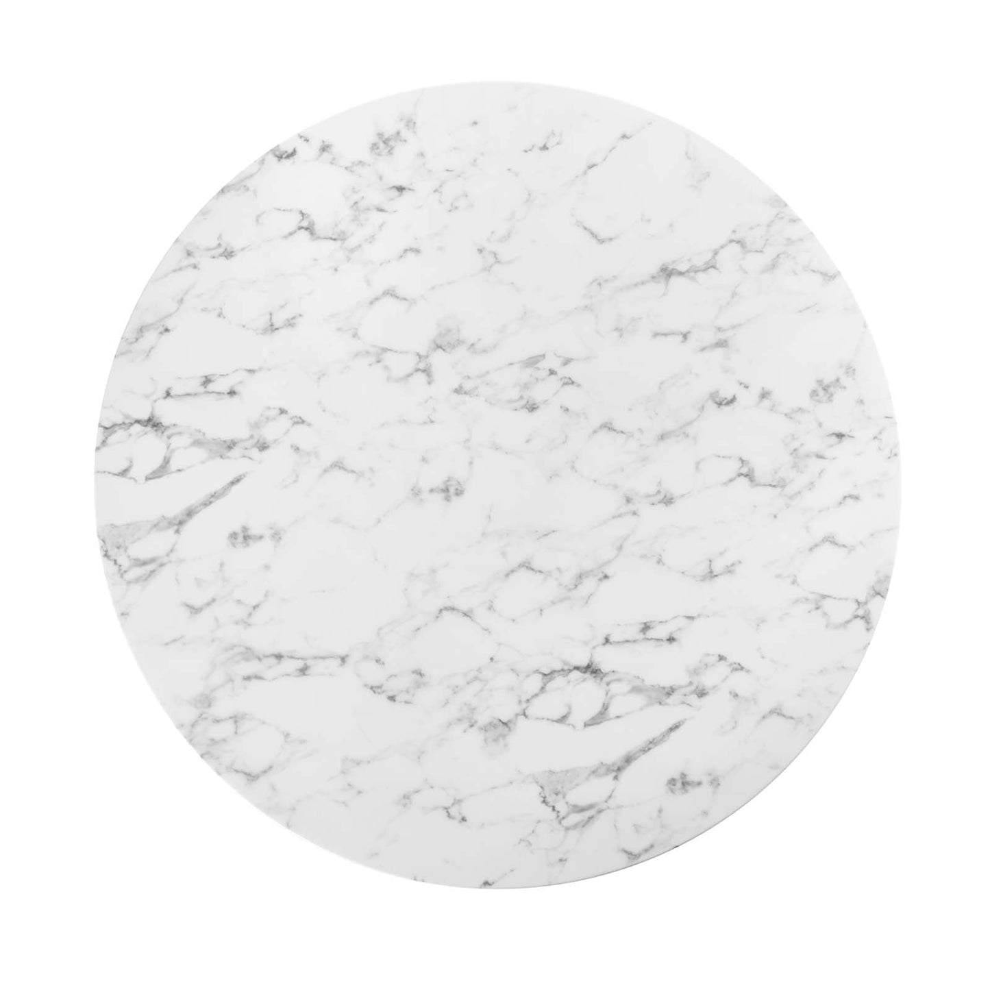 Modway Lippa 54" Round Artificial Marble Dining Table - EEI-1132
