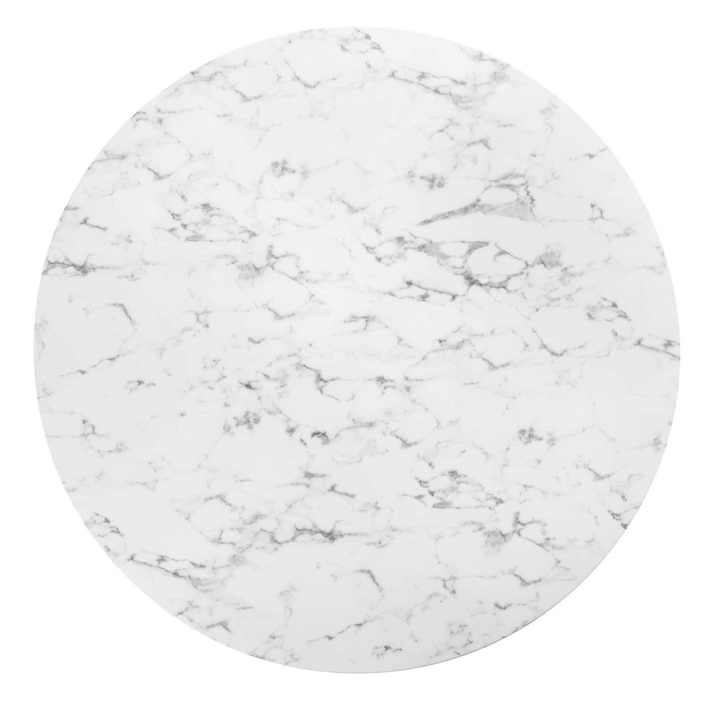 Modway Lippa 60" Round Artificial Marble Dining Table - EEI-1133