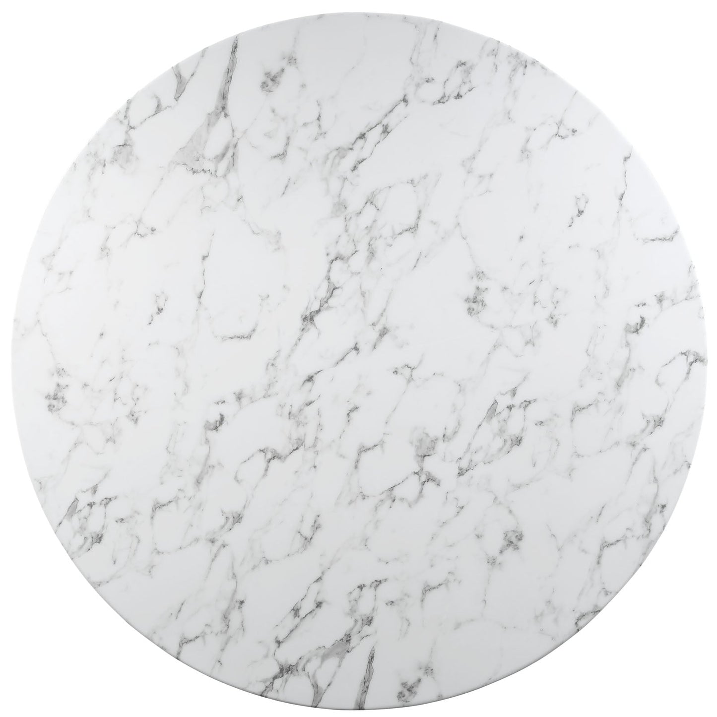 Modway Lippa 60" Round Artificial Marble Dining Table | Dining Tables | Modishstore-4