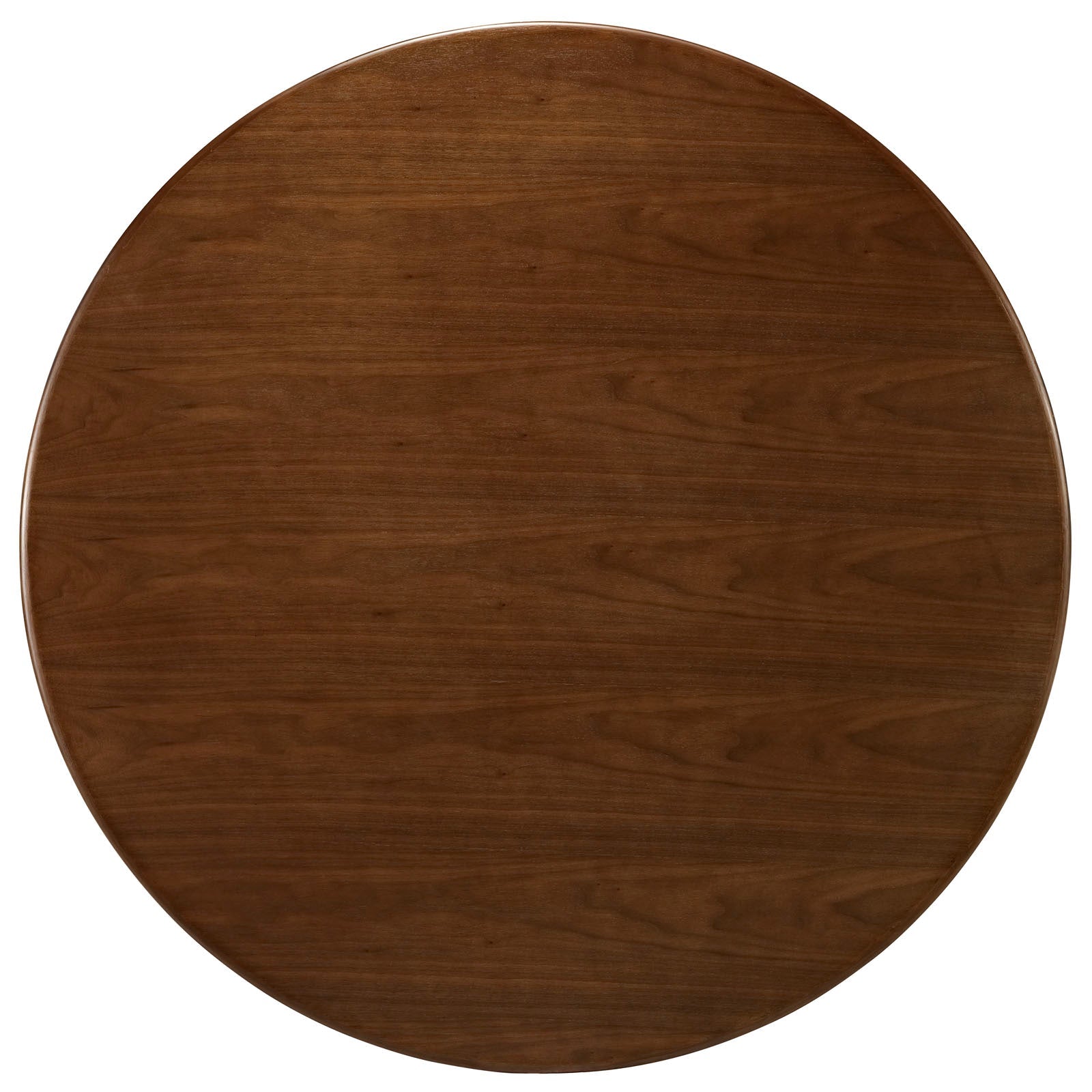 Modway Lippa 47" Round Walnut Top Dining Table in Walnut | Dining Tables | Modishstore-3