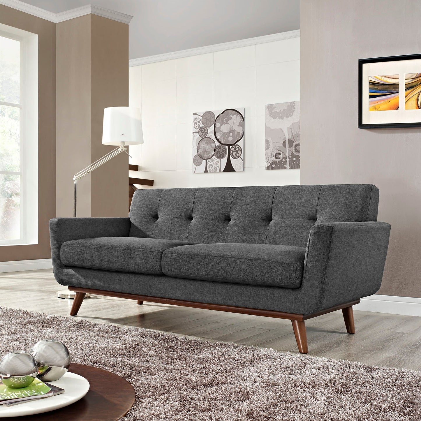 Modway Engage Upholstered Loveseat | Loveseats | 