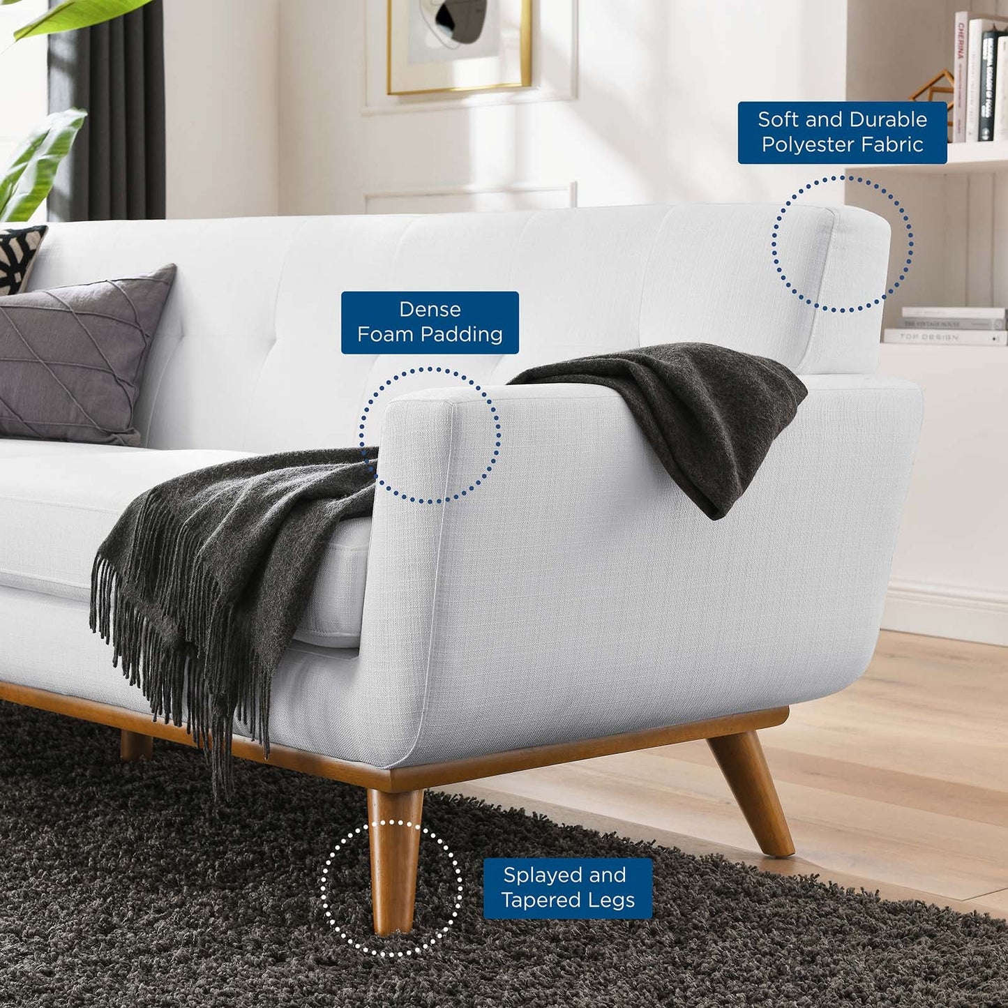 Modway Engage Upholstered Sofa | Sofas | 