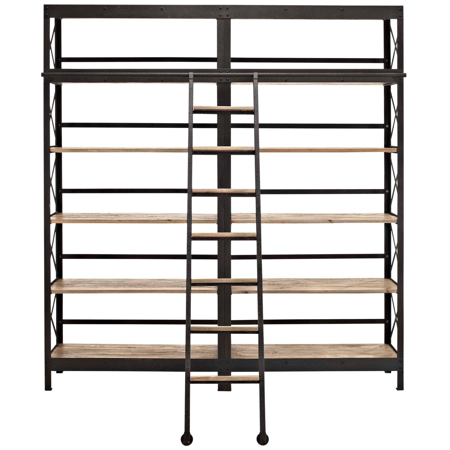Modway Headway Wood Bookshelf - Brown | Bookcases | 