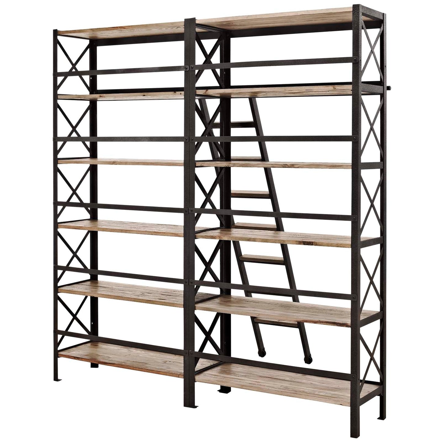 Modway Headway Wood Bookshelf - Brown | Bookcases | 