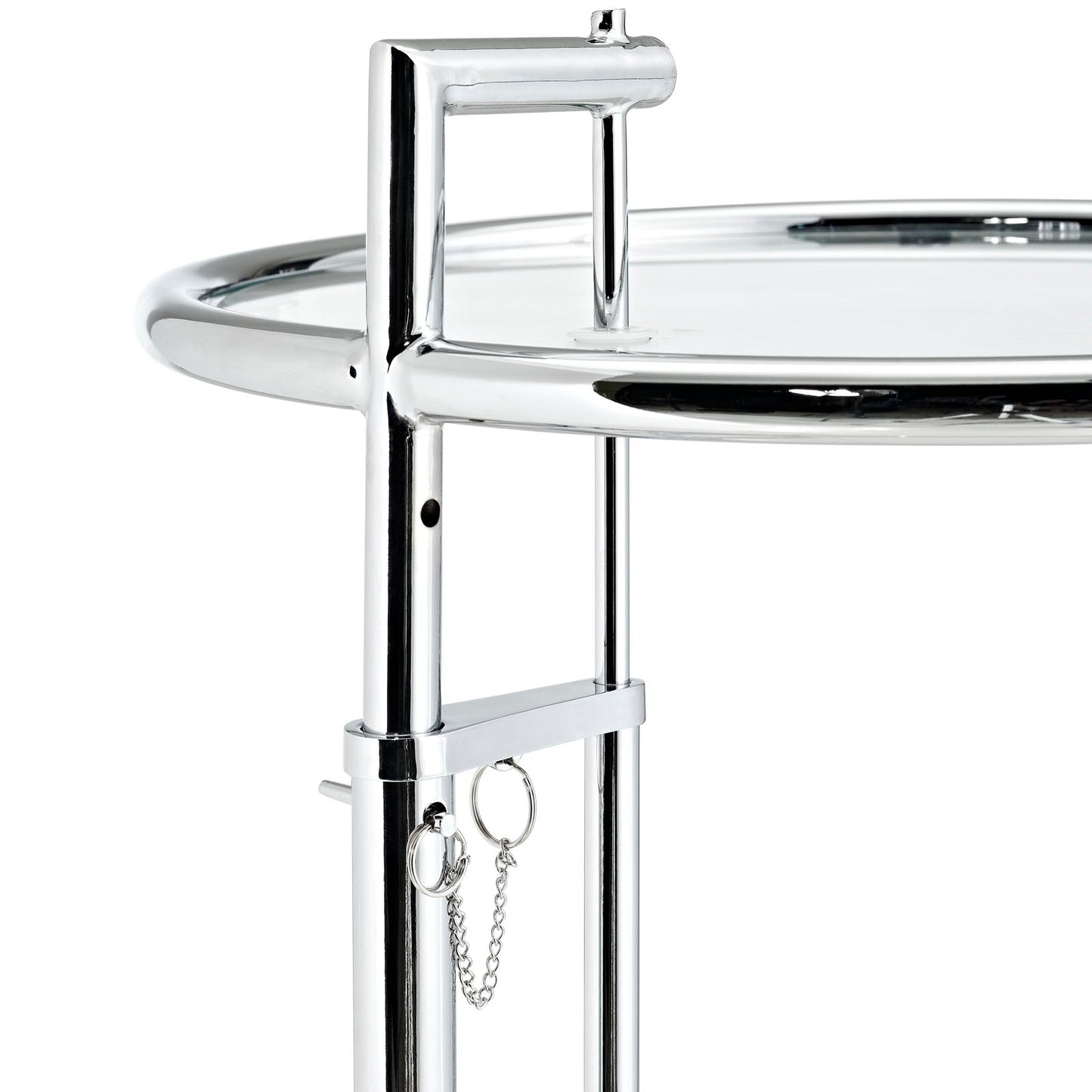 Modway Eileen Gray Side Table - Silver | Side Tables | 
