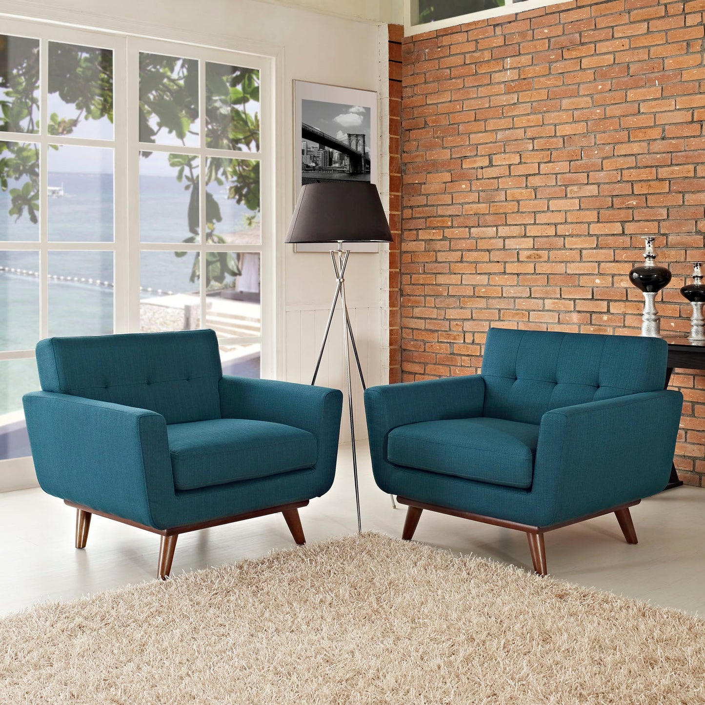 Modway Engage Armchair Wood - Set of 2 - EEI-1284 | Armchairs | 