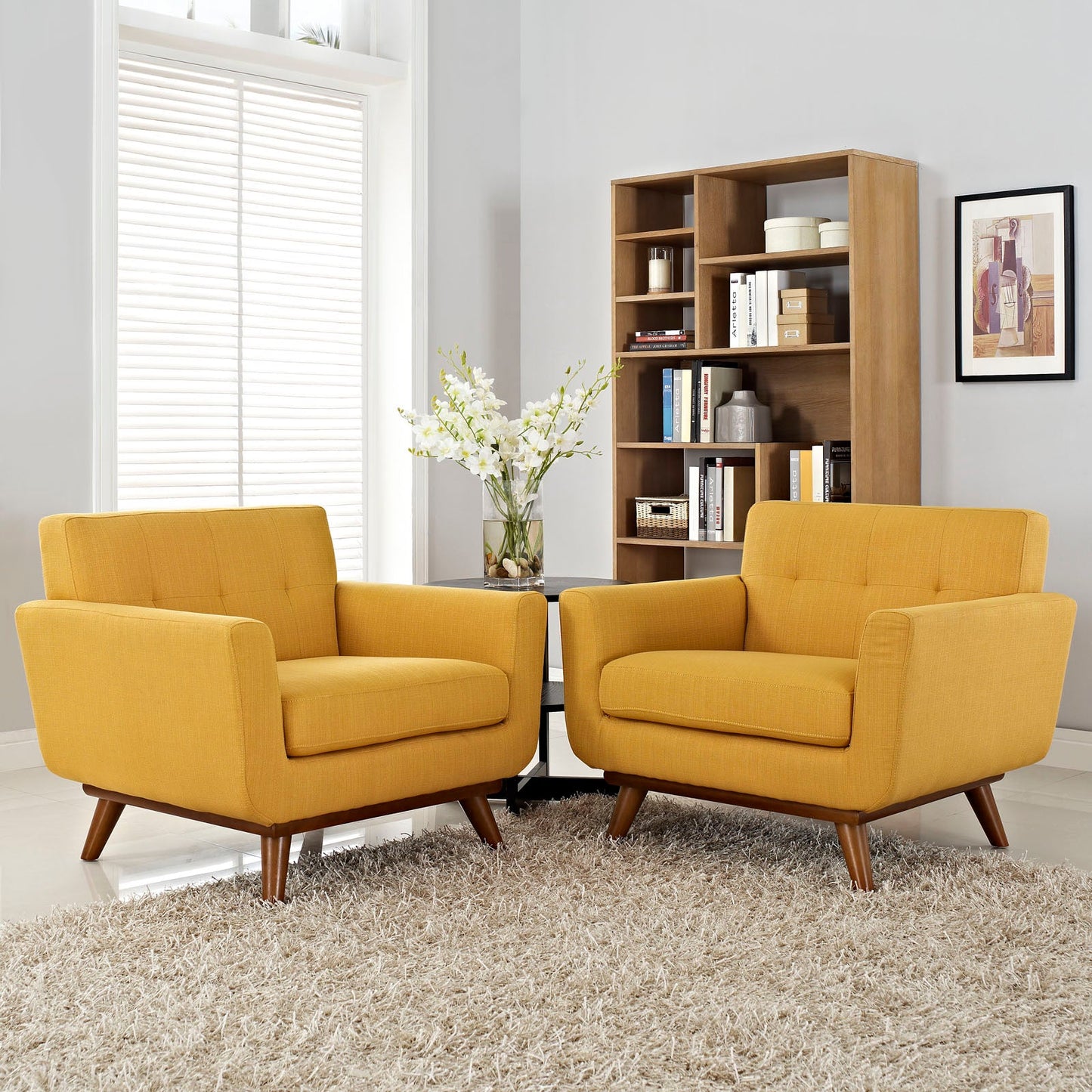 Modway Engage Armchair Wood - Set of 2 - EEI-1284 | Armchairs | 