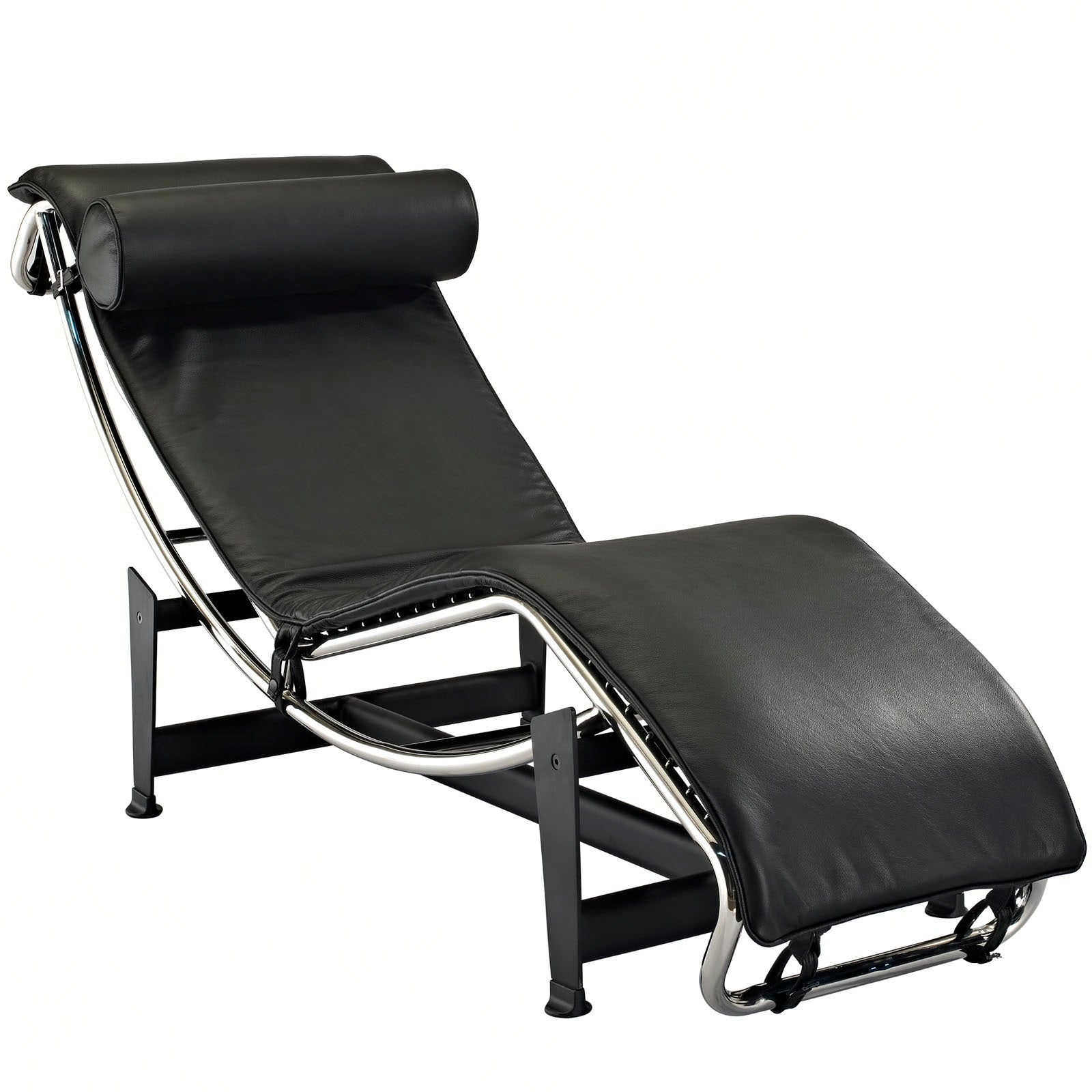 Modway Charles Leather Chaise Lounge | Lounge Chairs | 