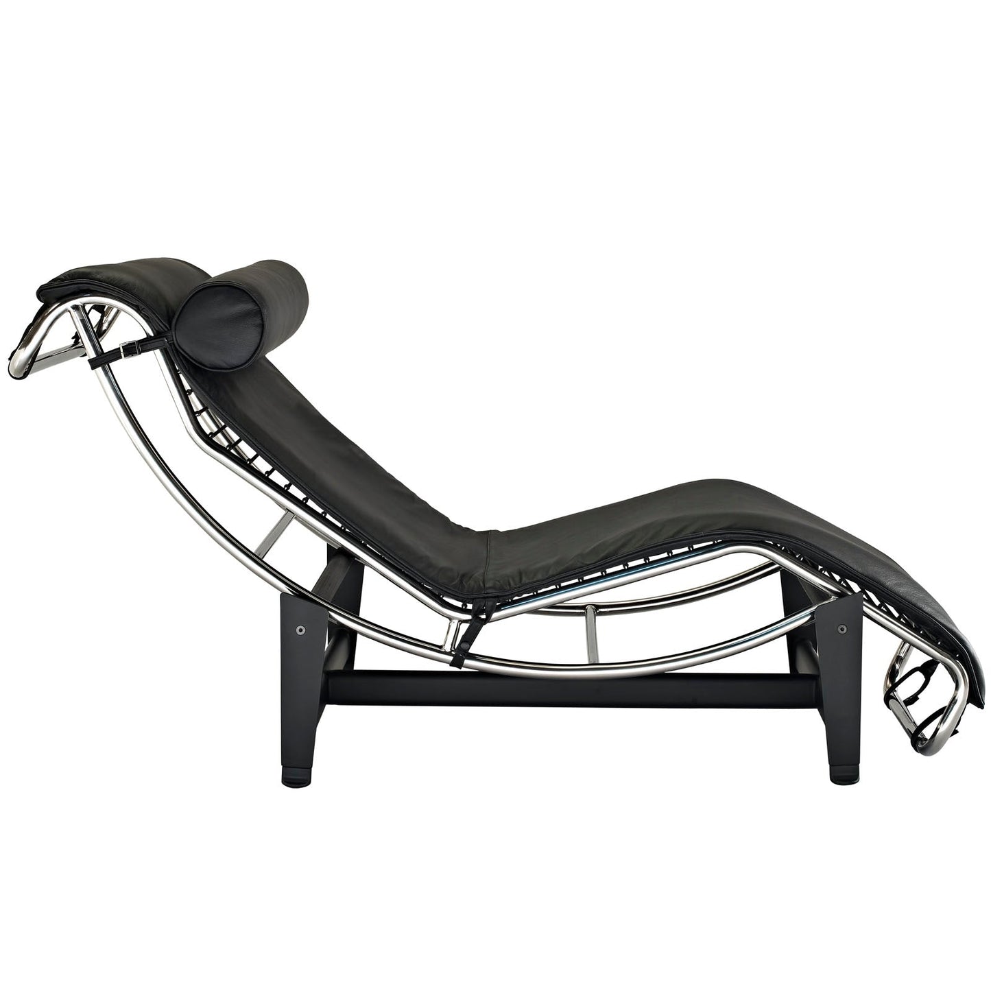 Modway Charles Leather Chaise Lounge | Lounge Chairs | 