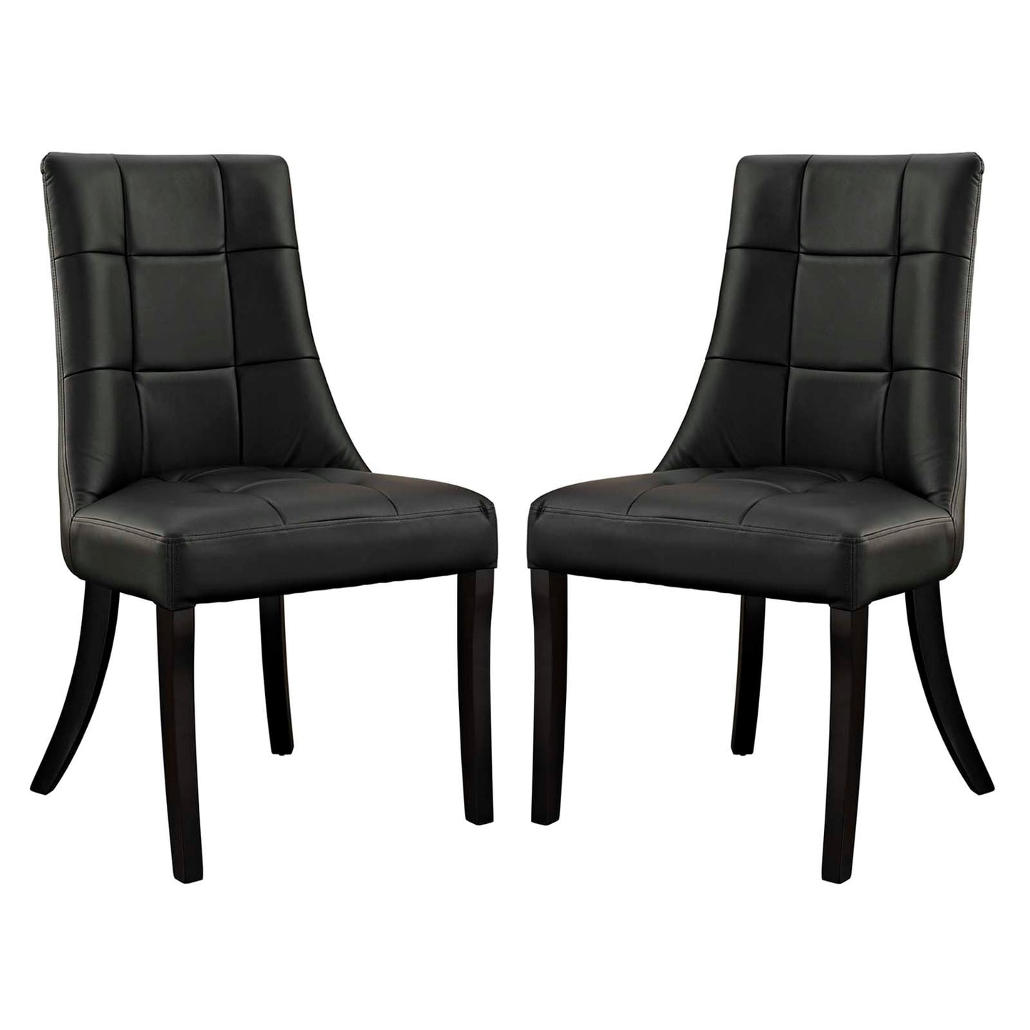 Modway Noblesse Vinyl Dining Chair - Set of 2 | Dining Chairs | Modishstore-8