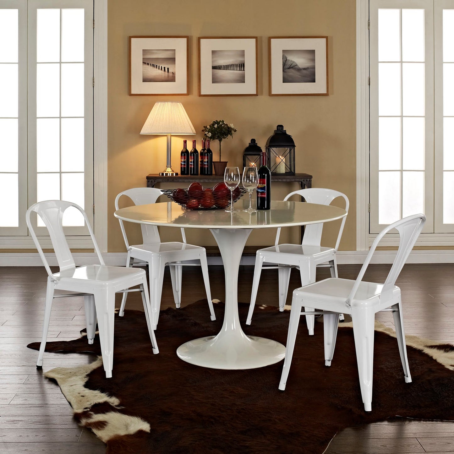 Reception Dining Side Chair Set of 4 By Modway - EEI-1302 | Dining Chairs | Modishstore