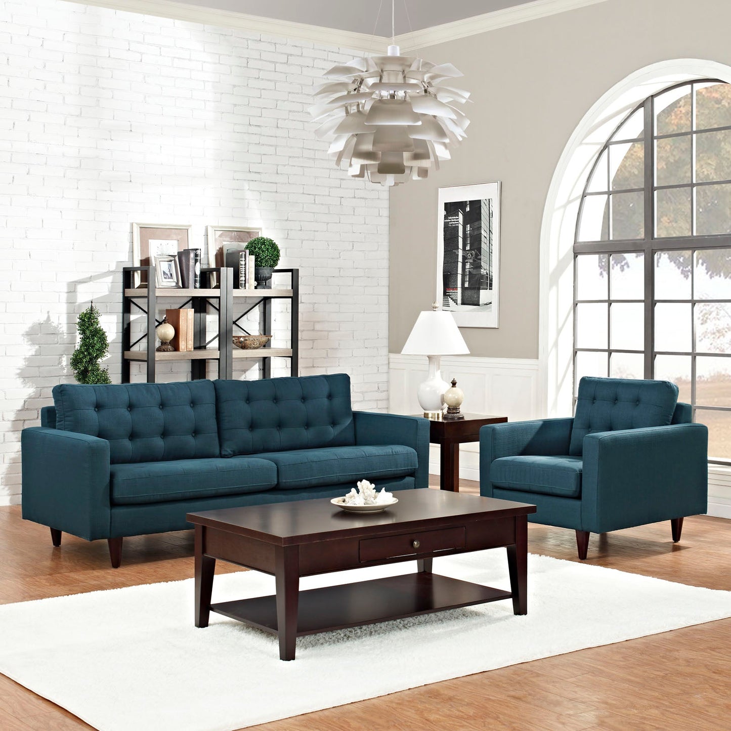 Modway Empress Armchair and Sofa - Set of 2 | Sofas | 