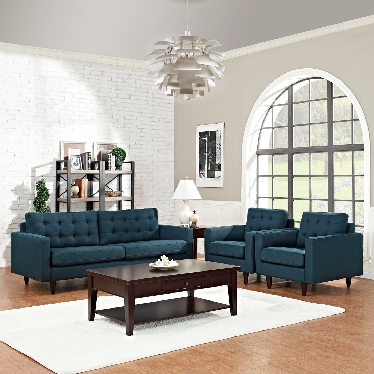 Modway Empress Sofa and Armchairs - Set of 3 | Sofas | 