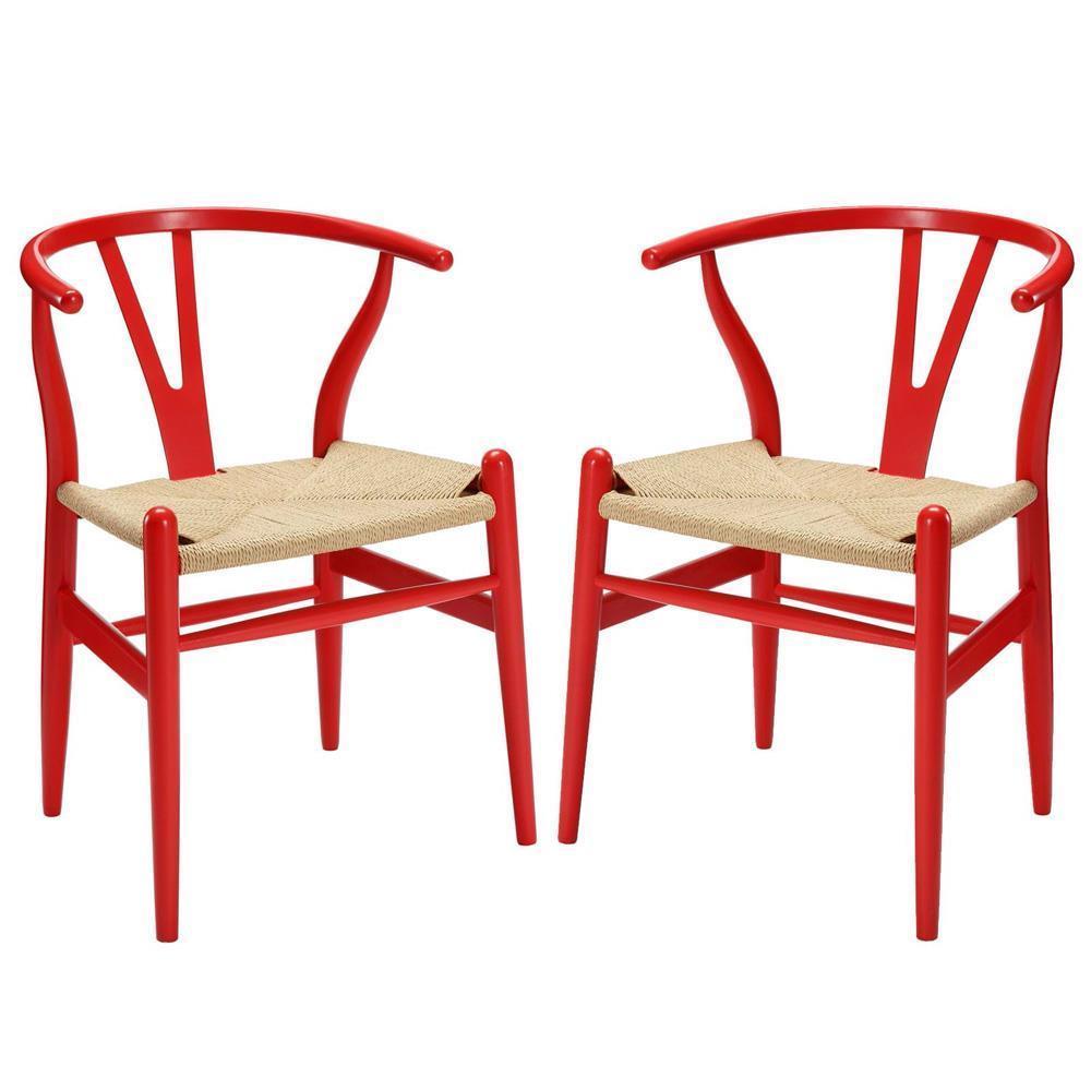 Modway Amish Dining Armchair - Set of 2