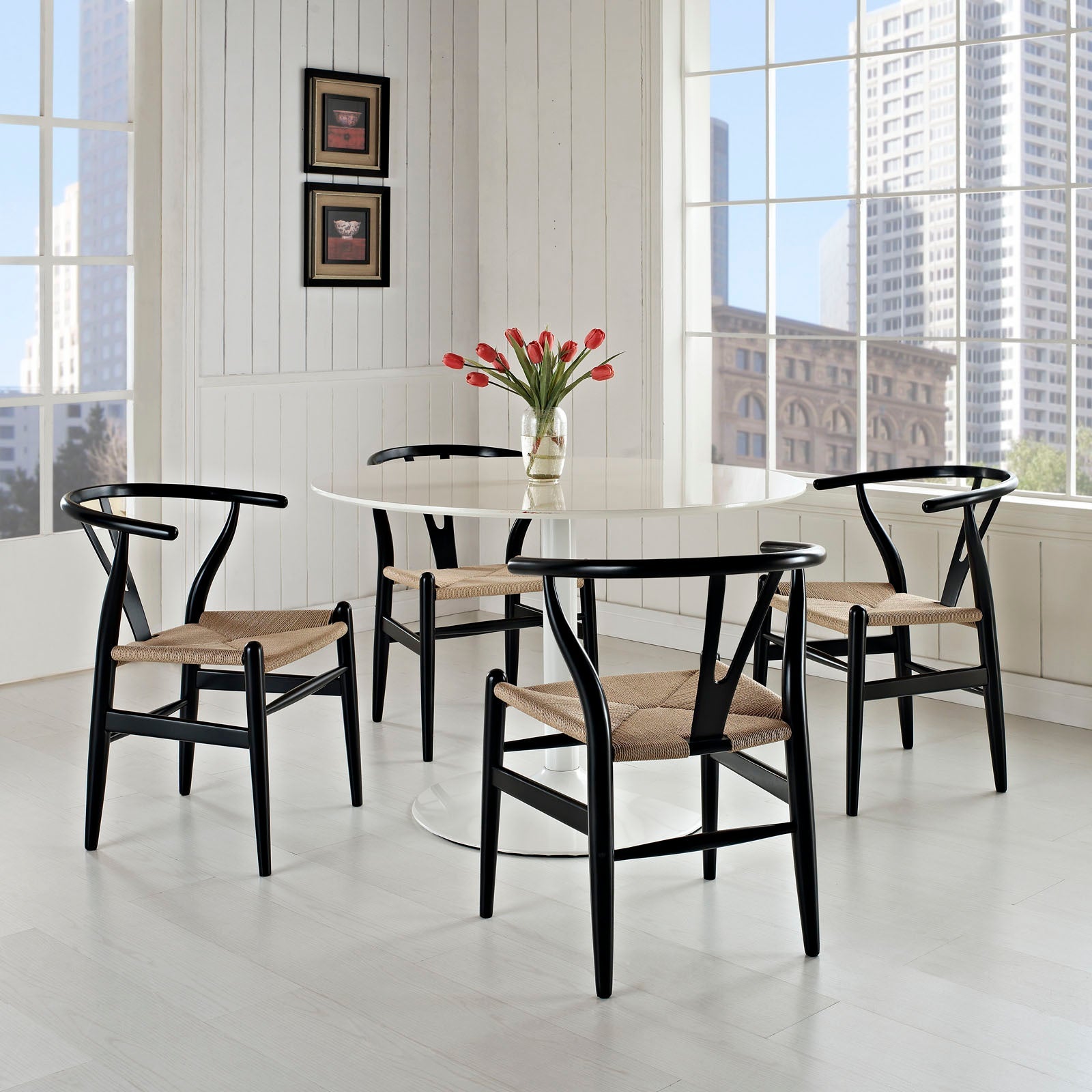 Amish Dining Armchair Set Of 4 By Modway - EEI-1320 | Dining Chairs