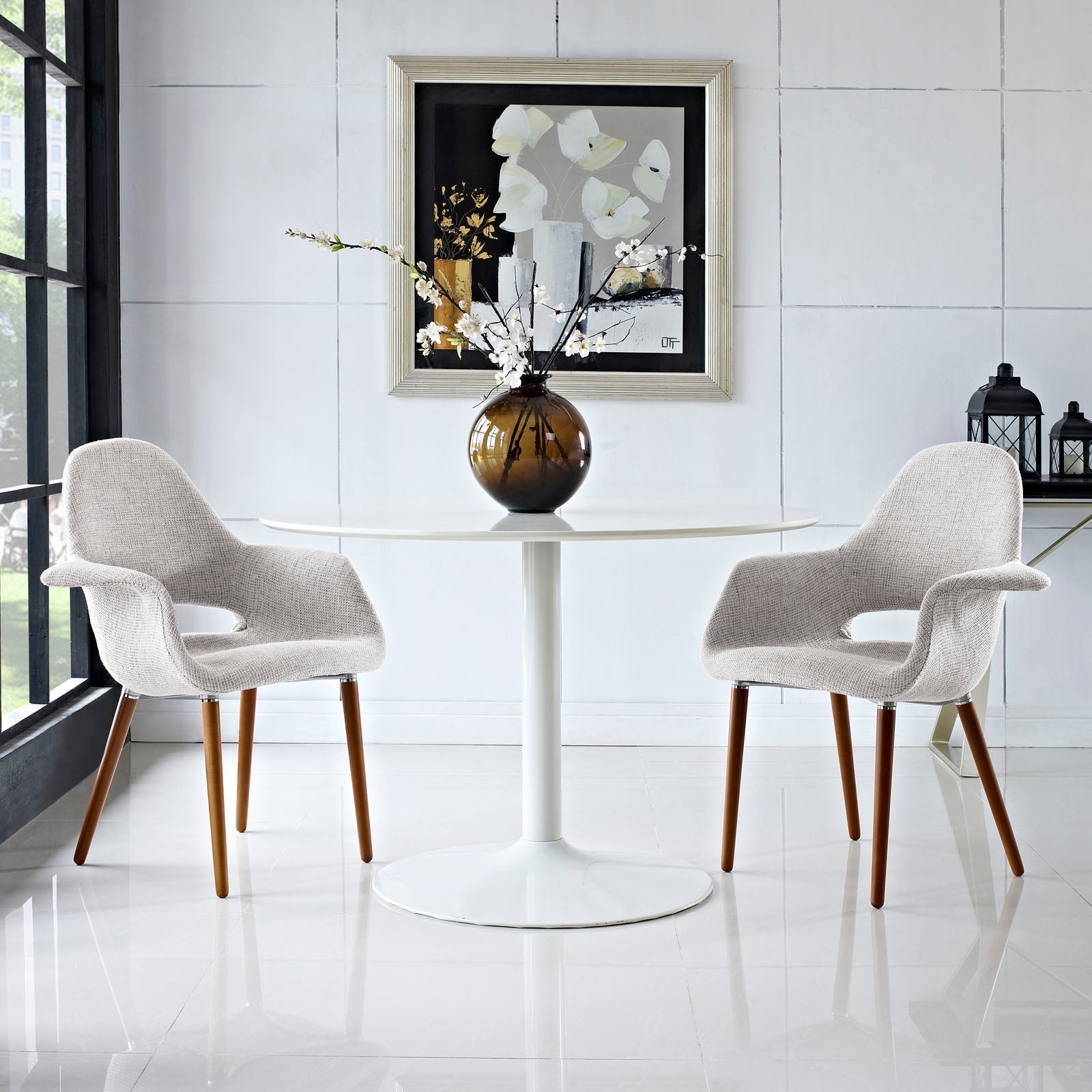 Modway Taupe Dining Armchair - Set of 2 | Dining Chairs | Modishstore-6