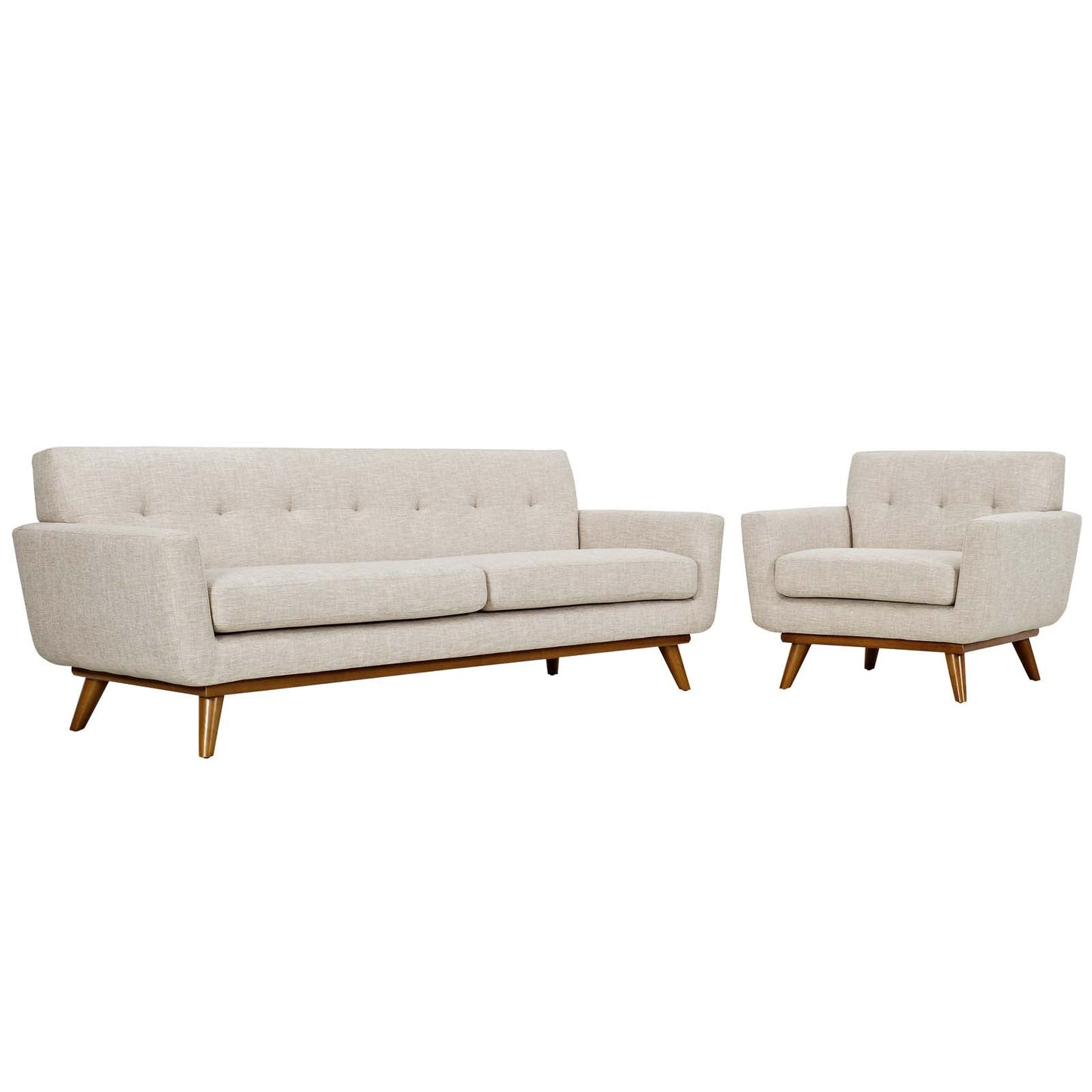 Modway Engage Armchair and Sofa - Set of 2 | Sofas | 