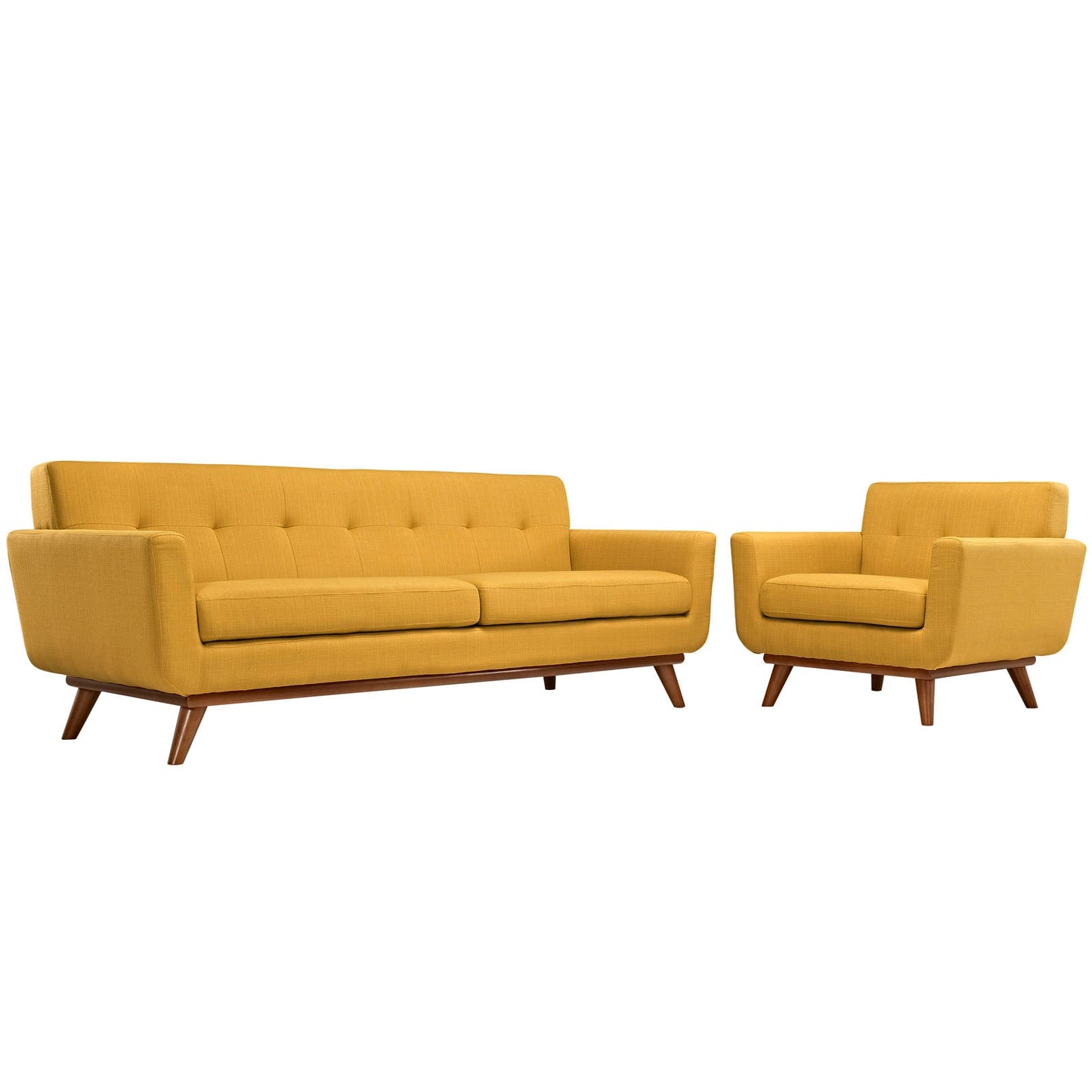 Modway Engage Armchair and Sofa - Set of 2 | Sofas | 