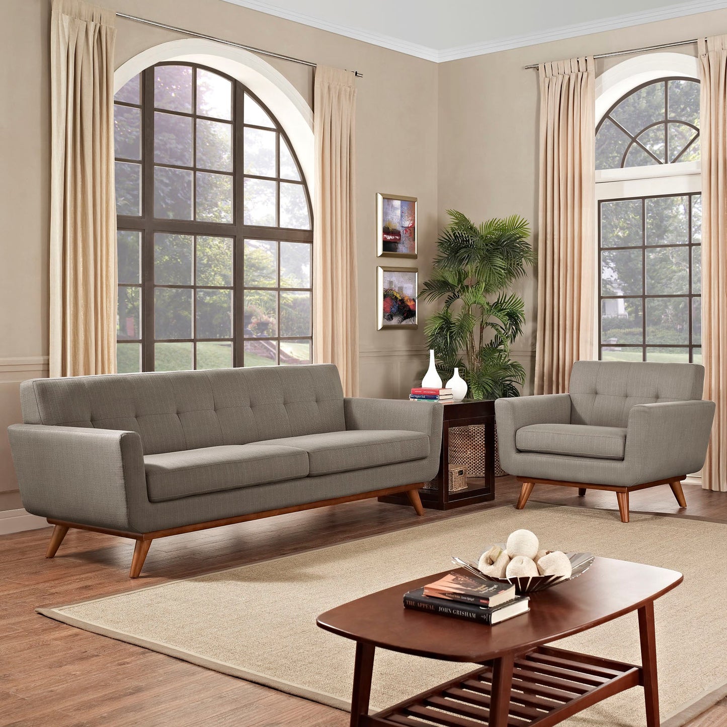 Modway Engage Armchair and Sofa - Set of 2 | Sofas | 