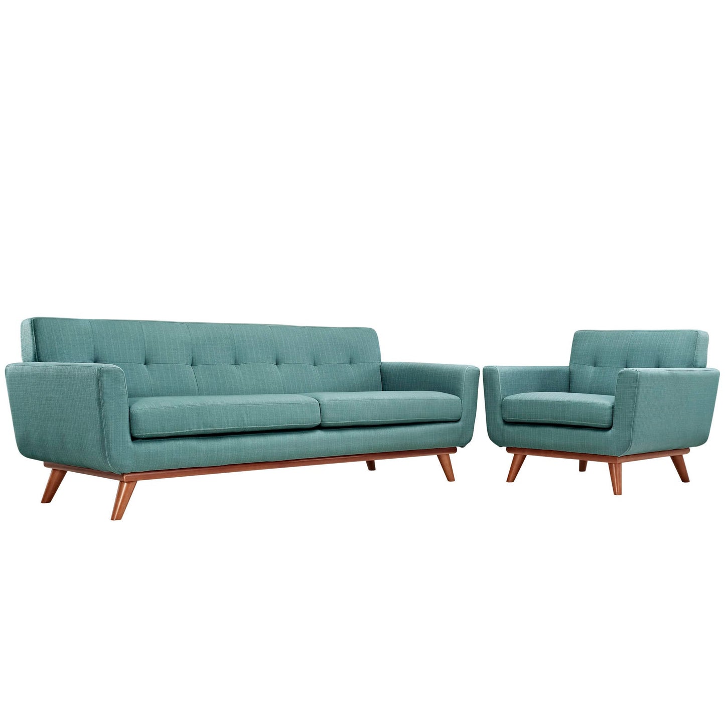 Modway Engage Armchair and Sofa - Set of 2 | Sofas | 