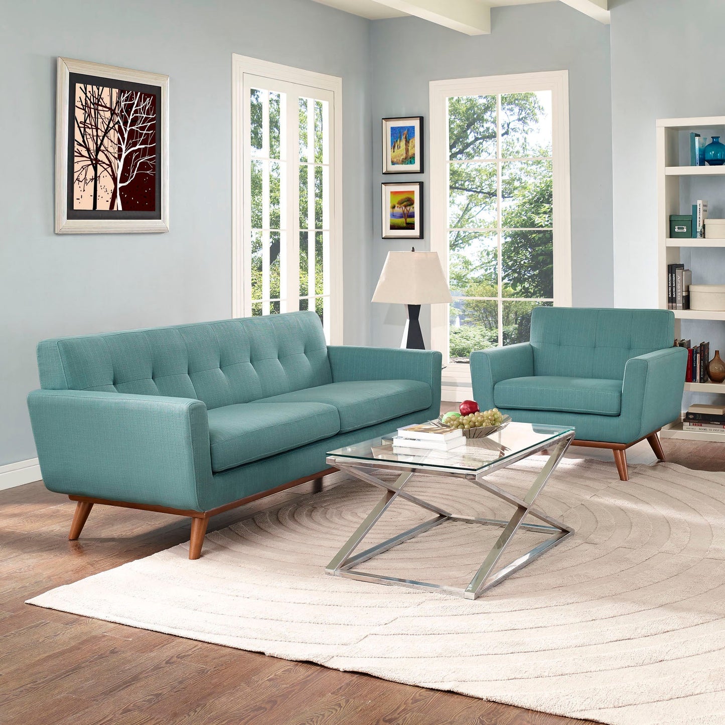 Modway Engage Armchair and Sofa - Set of 2 | Sofas | 