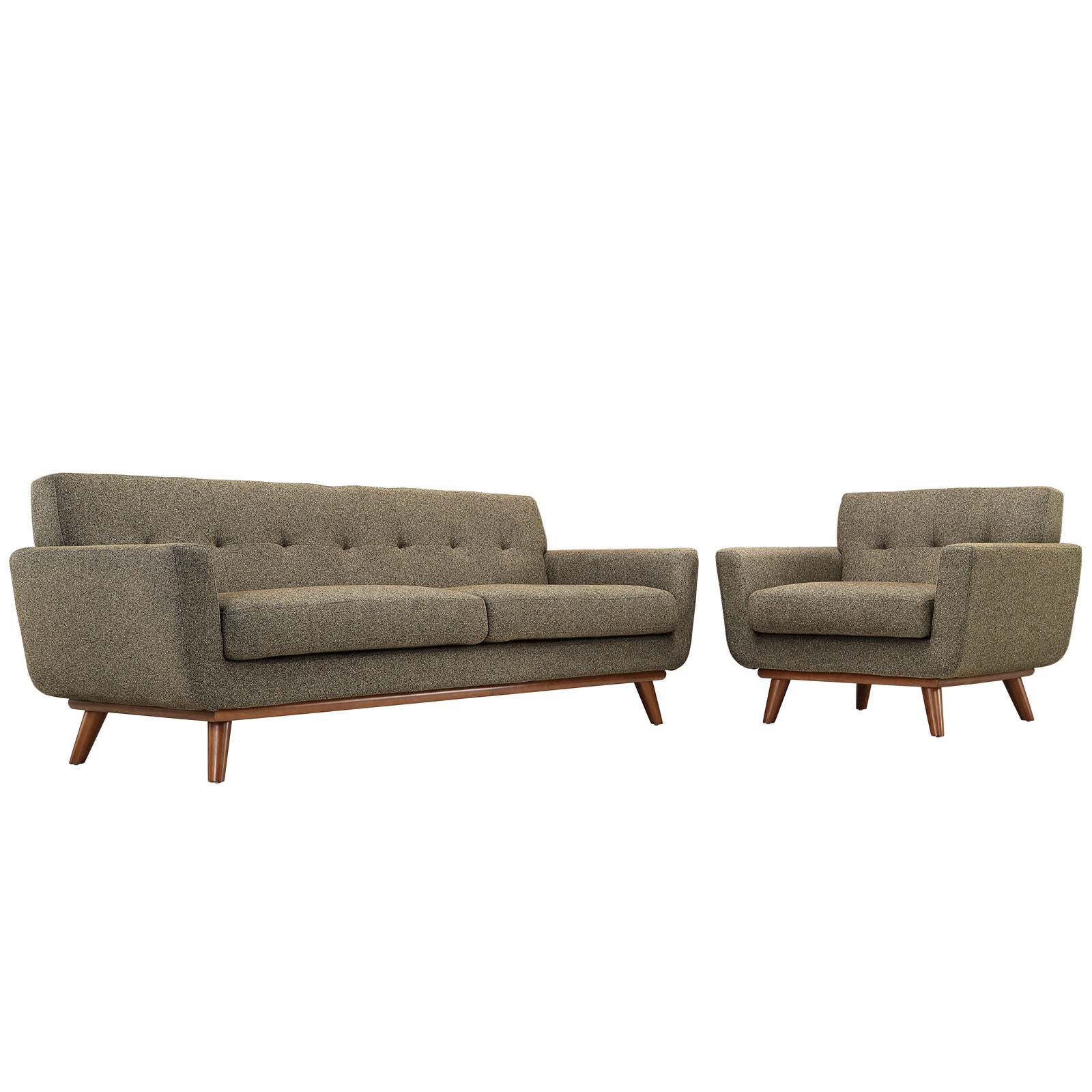 Modway Engage Armchair and Sofa - Set of 2 | Sofas | 