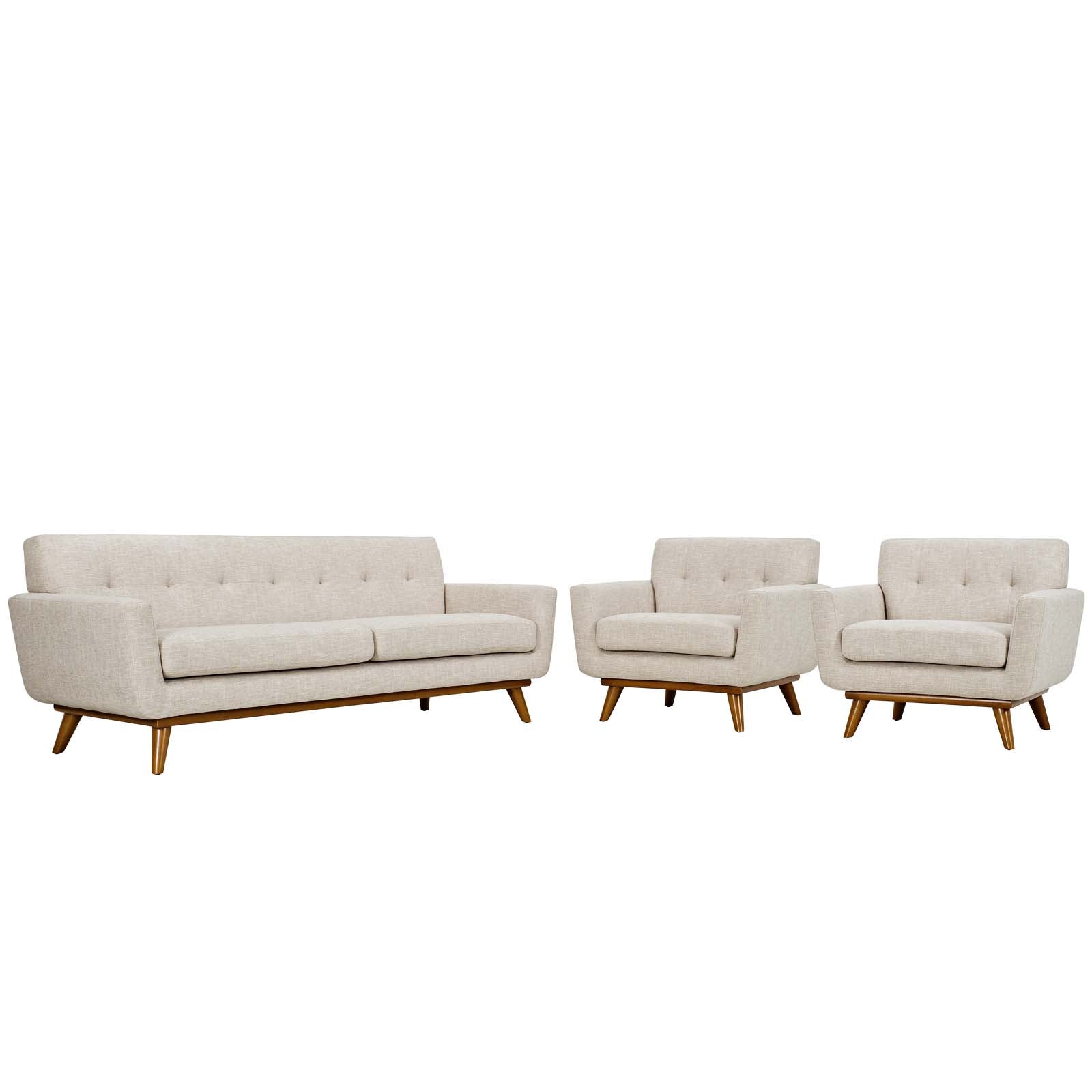 Modway Engage Armchairs and Sofa - Set of 3 | Sofas