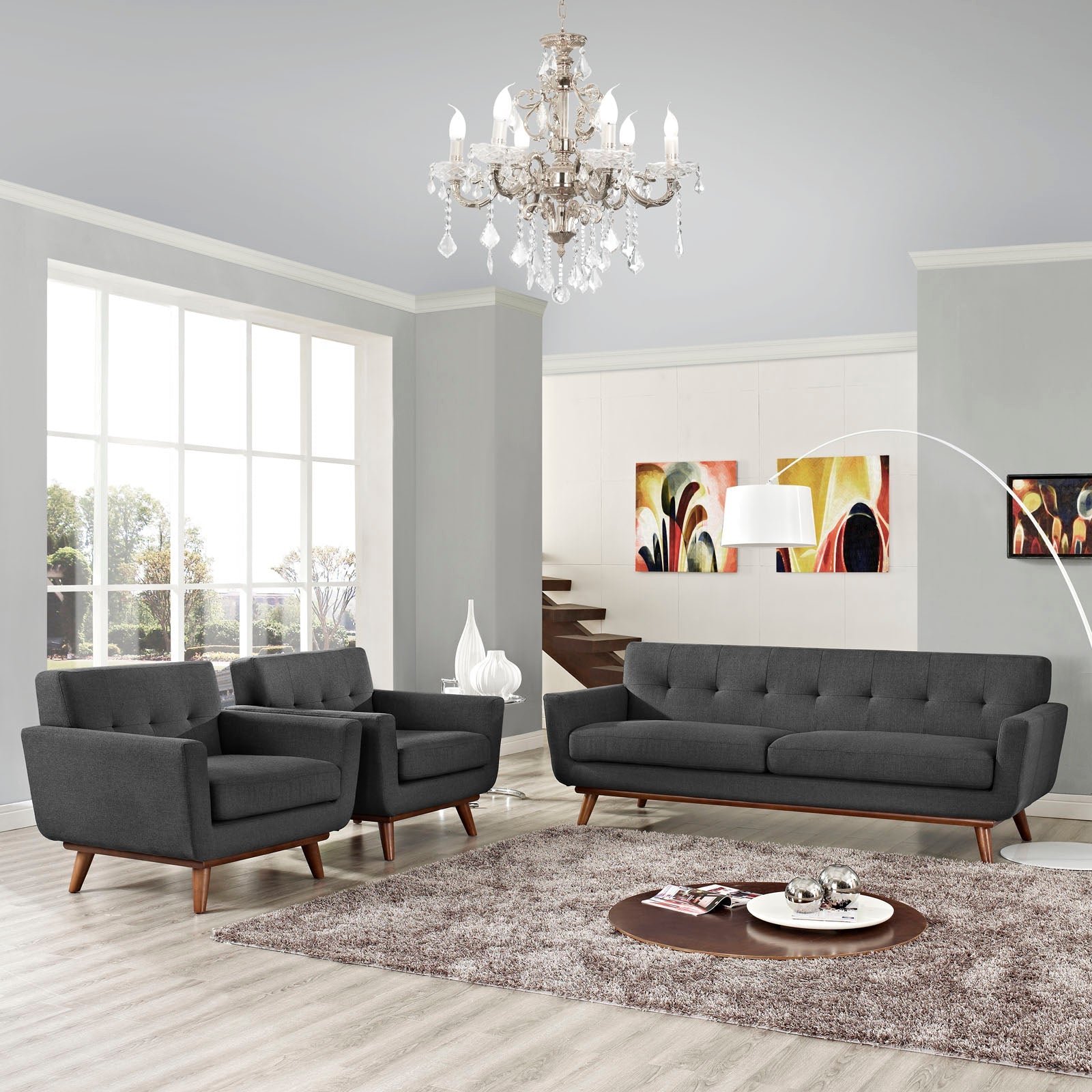 Modway Engage Armchairs and Sofa - Set of 3 | Sofas | 