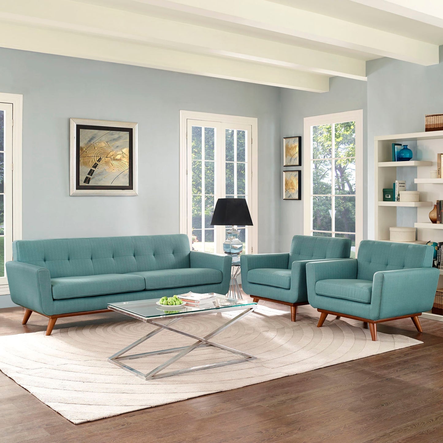 Modway Engage Armchairs and Sofa - Set of 3 | Sofas | 