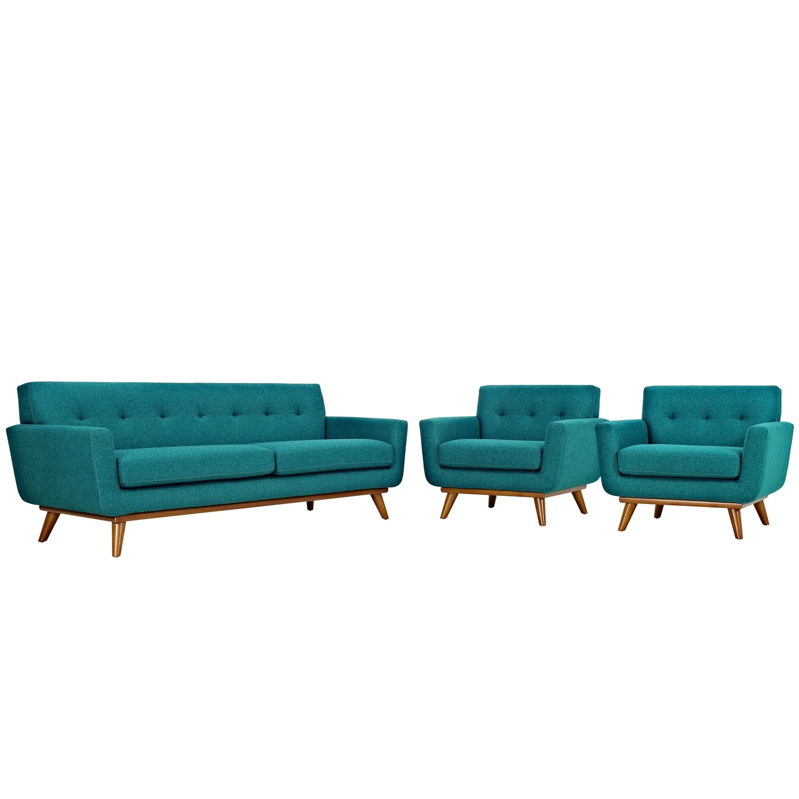 Modway Engage Armchairs and Sofa - Set of 3 | Sofas | 