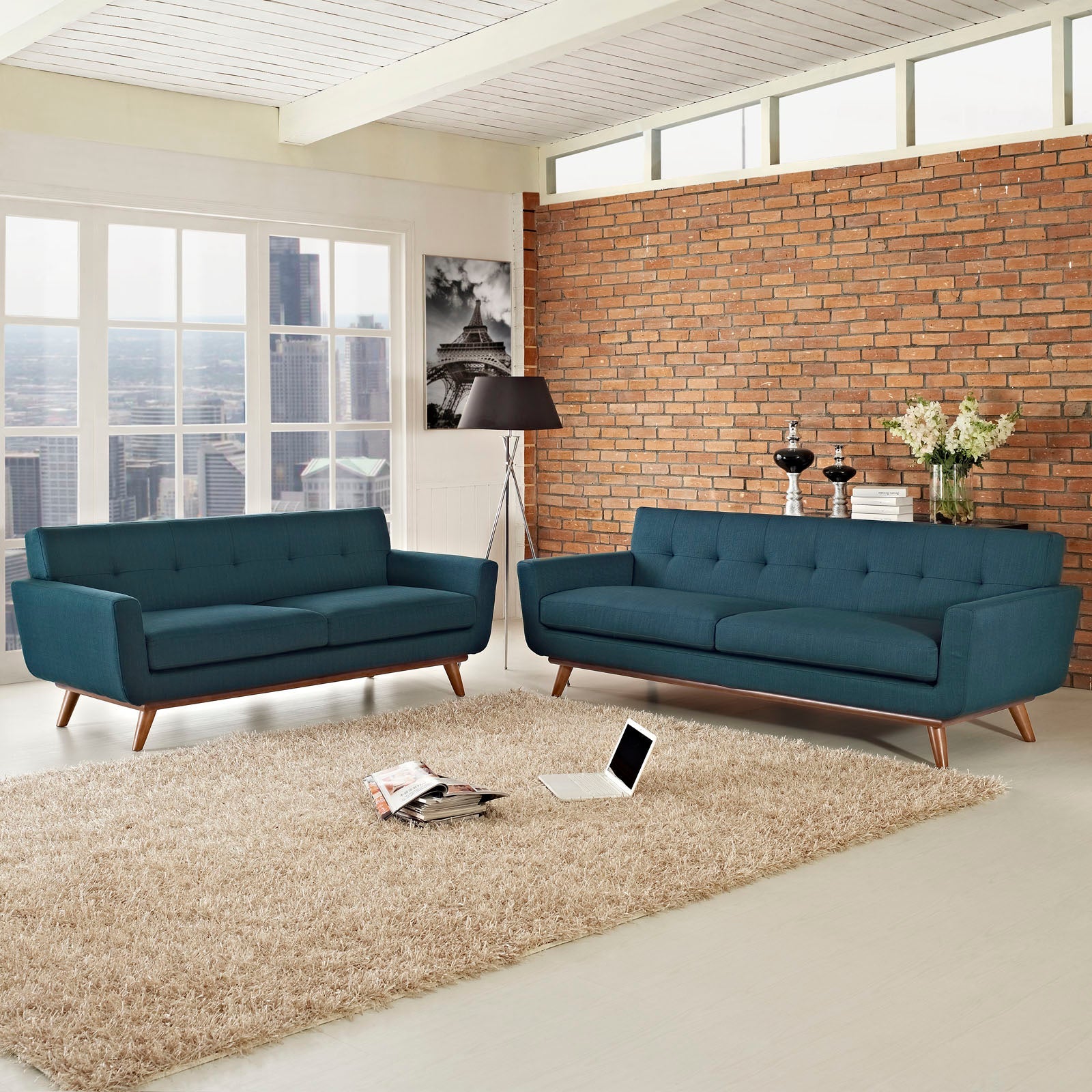Modway Engage Loveseat and Sofa - Set of 2 - EEI-1348 | Loveseats | 