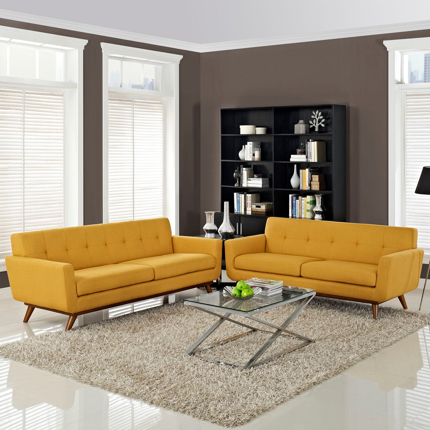 Modway Engage Loveseat and Sofa - Set of 2 - EEI-1348 | Loveseats | 