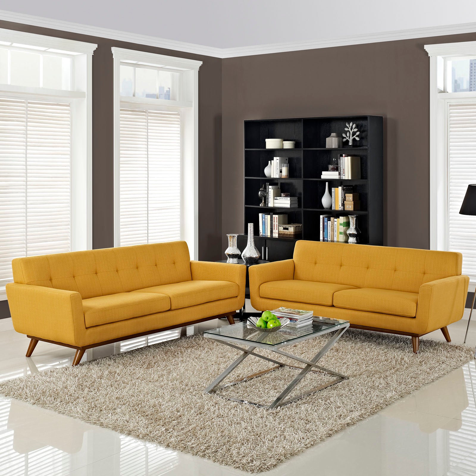 Modway Engage Loveseat and Sofa - Set of 2 - EEI-1348 | Loveseats | 